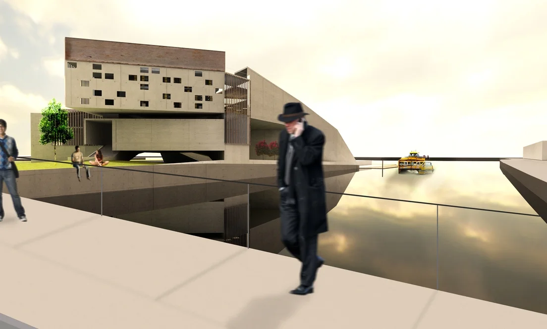  exterior view of the digital media archive 