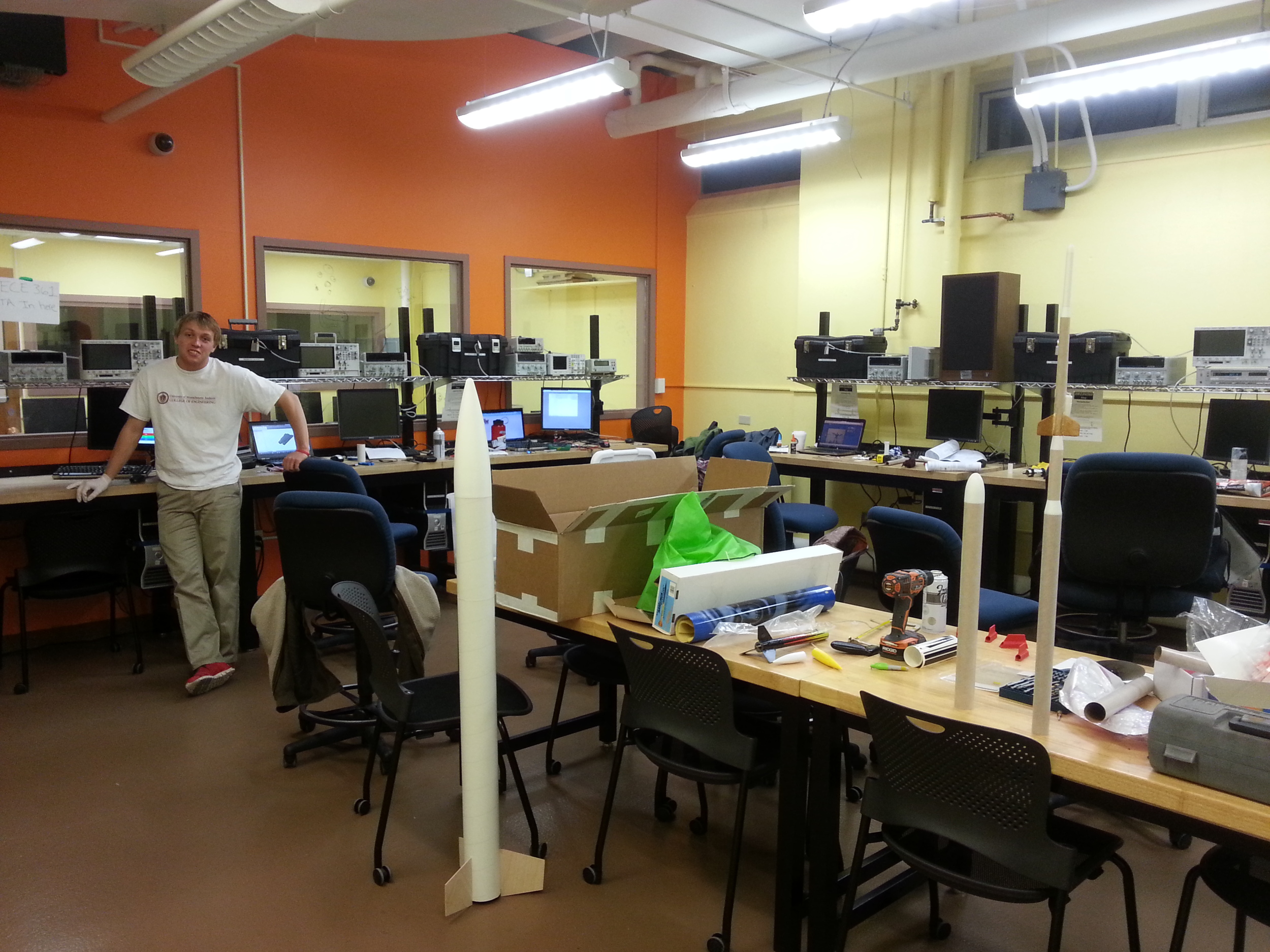 Working hard on our rockets. Keep an eye out for that 4" in a few weeks!