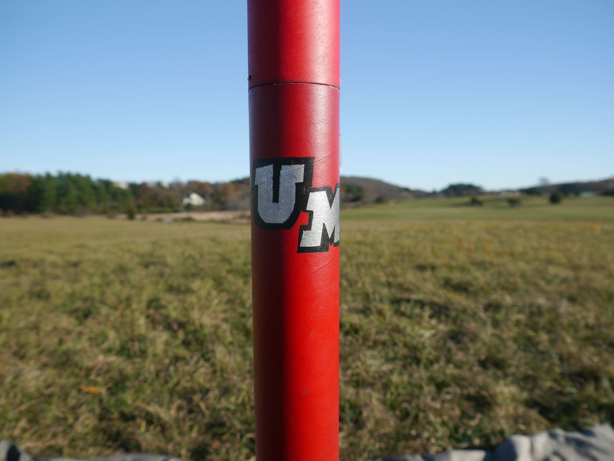 The excellent stenciling job by Max and Greg earned this rocket the name "UM"
