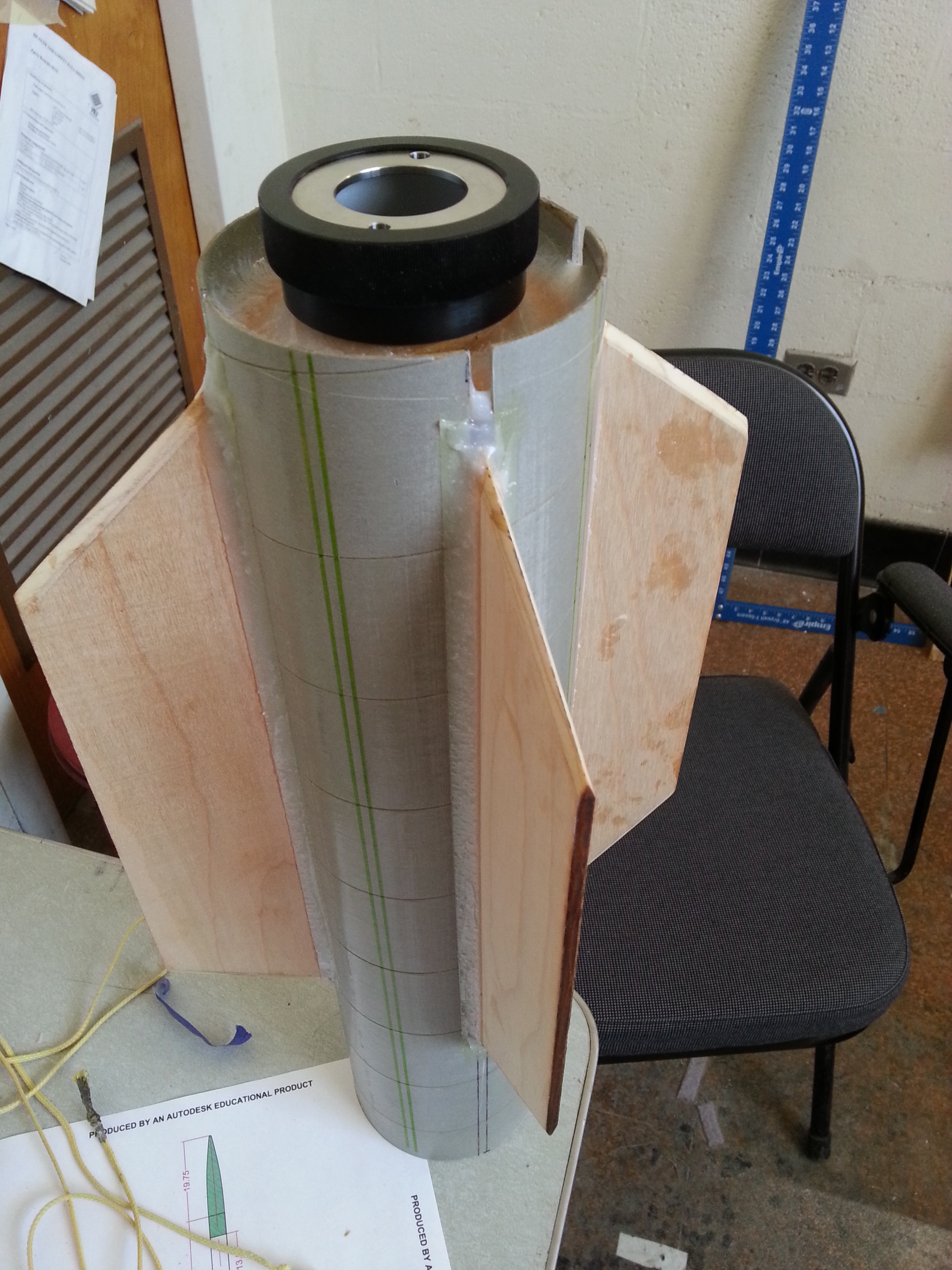 Still in need of sanding and filling