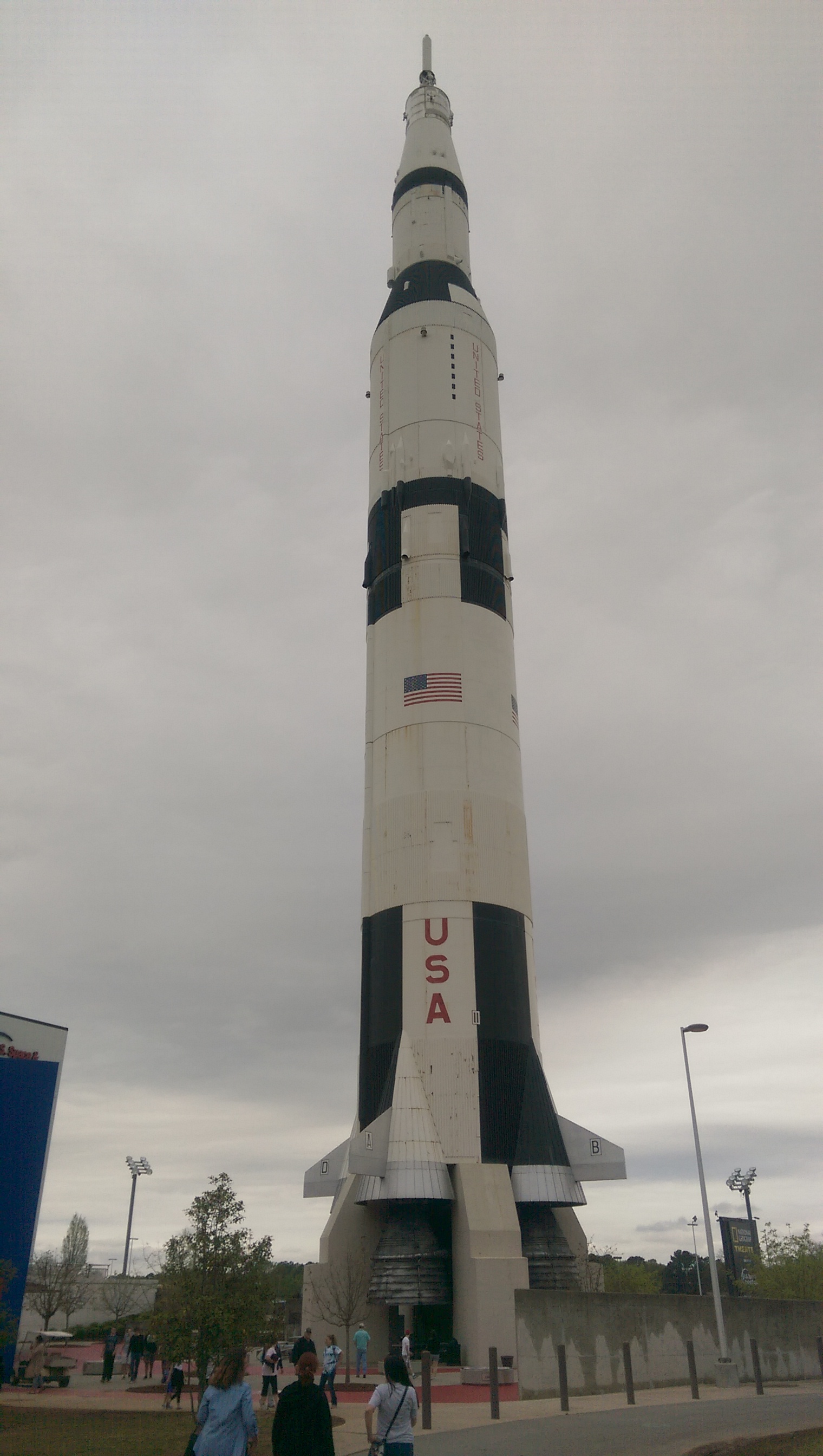 Scale Saturn V rocket