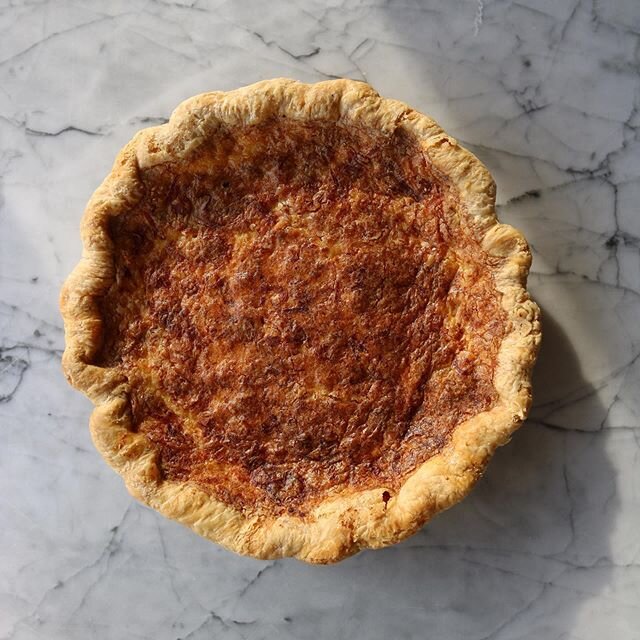 Our Quiche Lorraine, now a permanent fixture on our weekly pre-order menu. Visit the link in our profile to view what other treats are available for Friday and Saturday pick-ups.