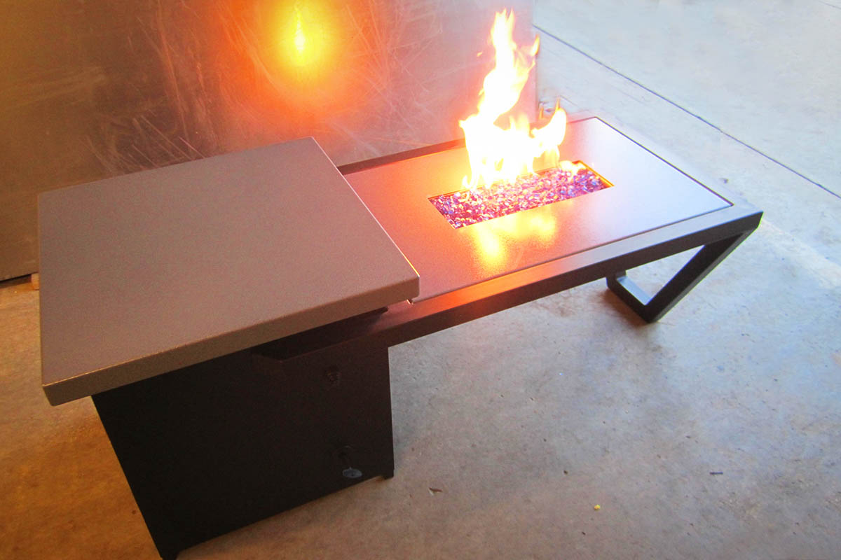 Custom Backyard Fire Table
