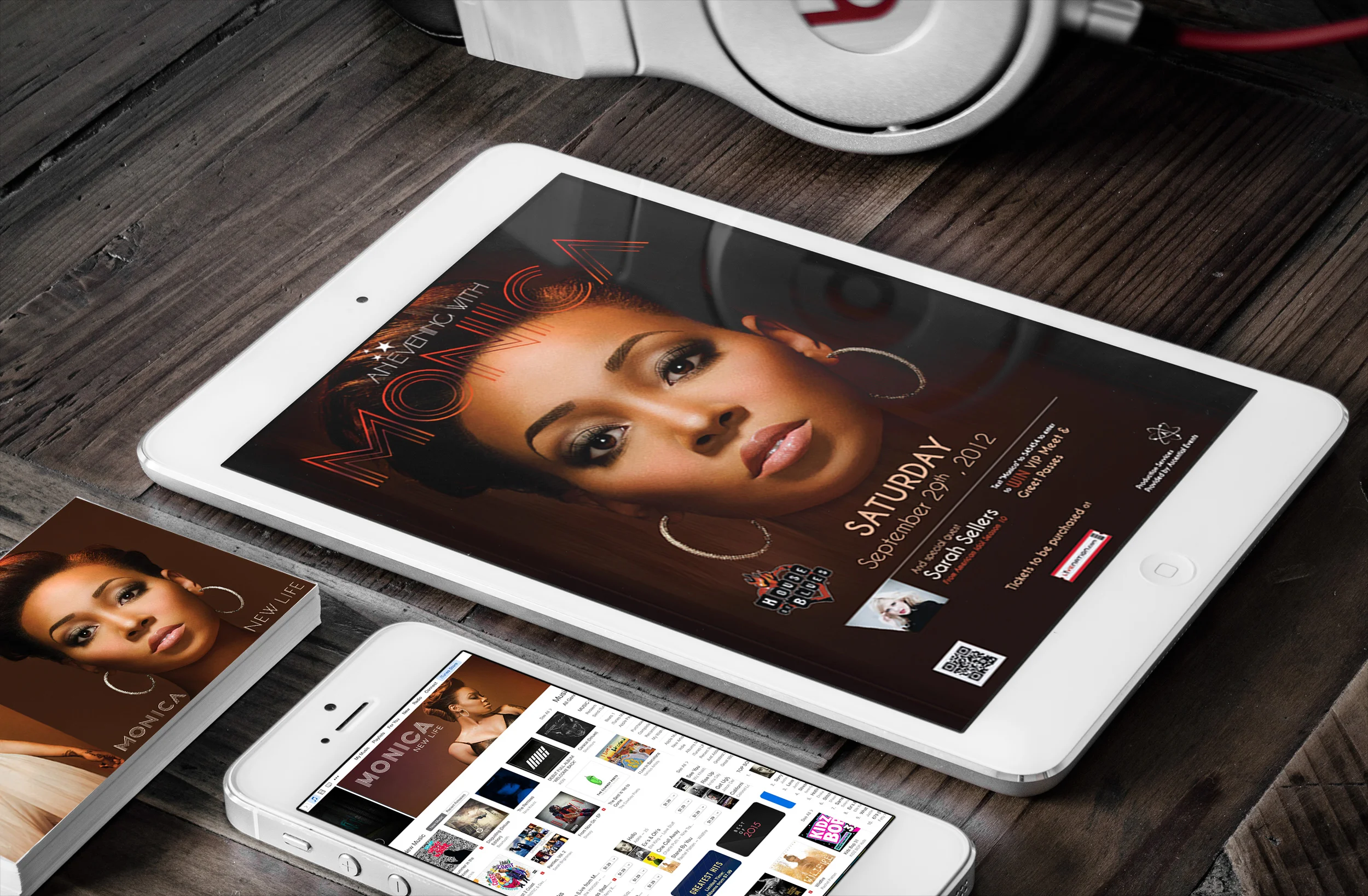 Monica, Grammy nominated R&B Singer Advertising Campaign | Live Nation & The House of Blues