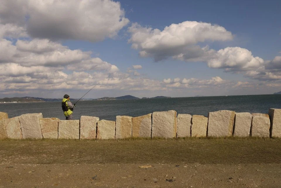 海邊釣客
