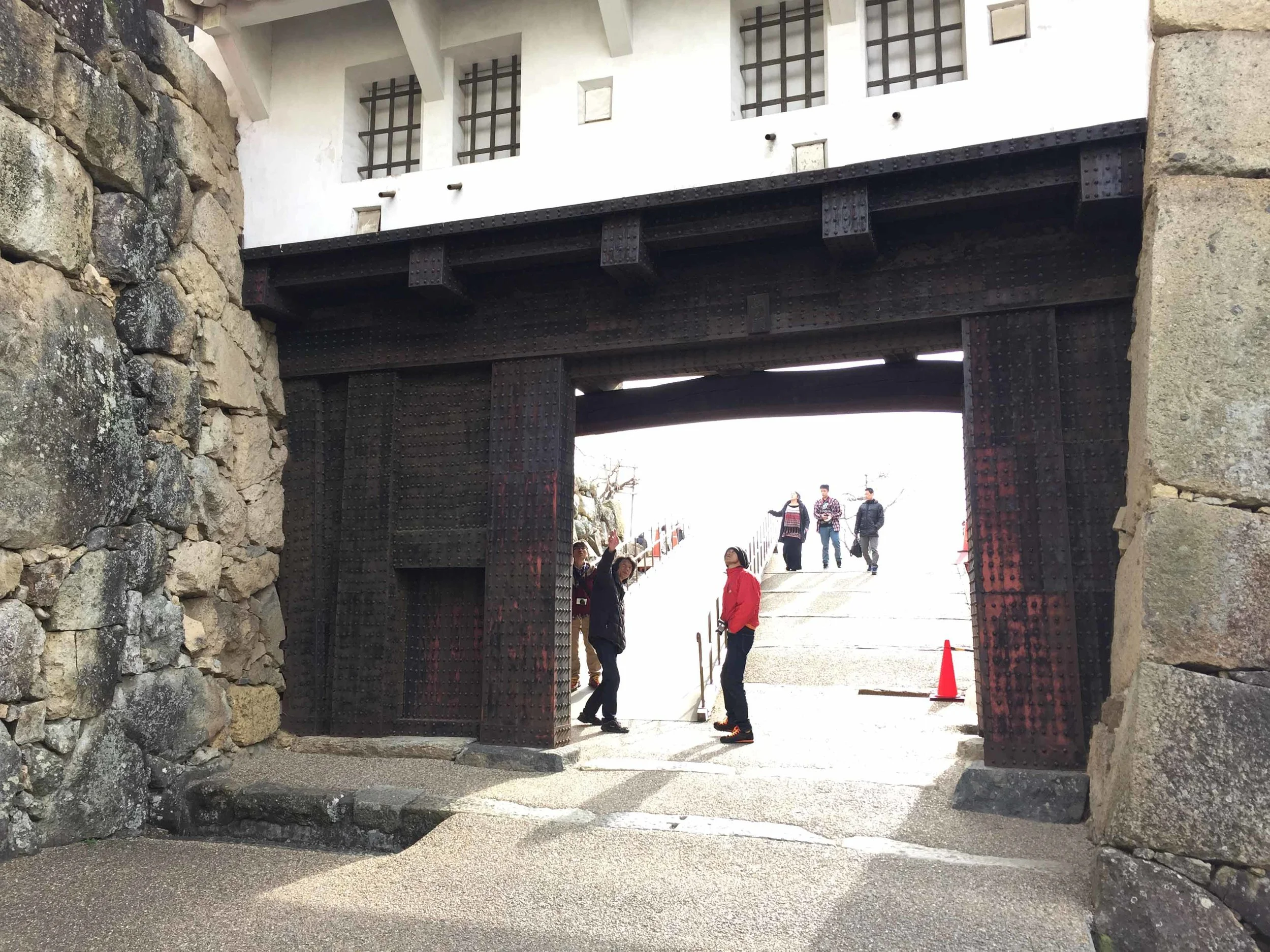 進入姬路城內