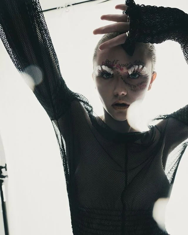 Editorial Fashion for @nicola_finetti H&amp;M by the supremely talented @michaelwolffhair &amp; Photography by @jamesmillsphoto Model @charlottemullan_  #fashion #stills #editorialphotography #editorial #editorialmakeup #beauty #model #dresses #black