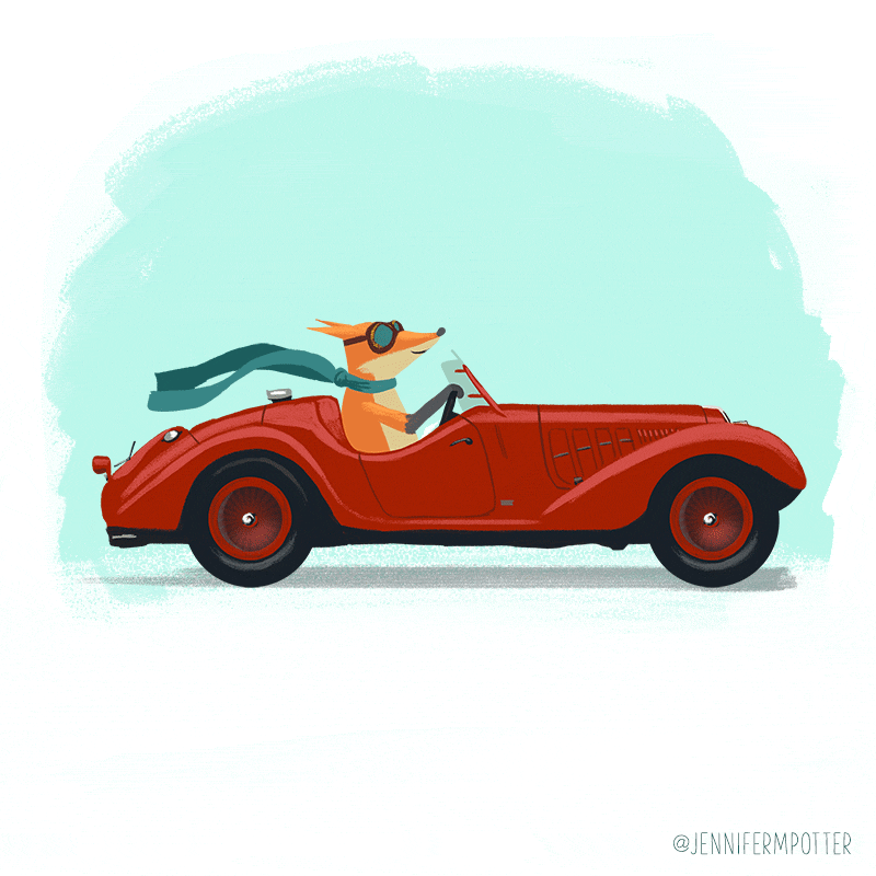 drivingFox_Animation_blueOnWhite.gif