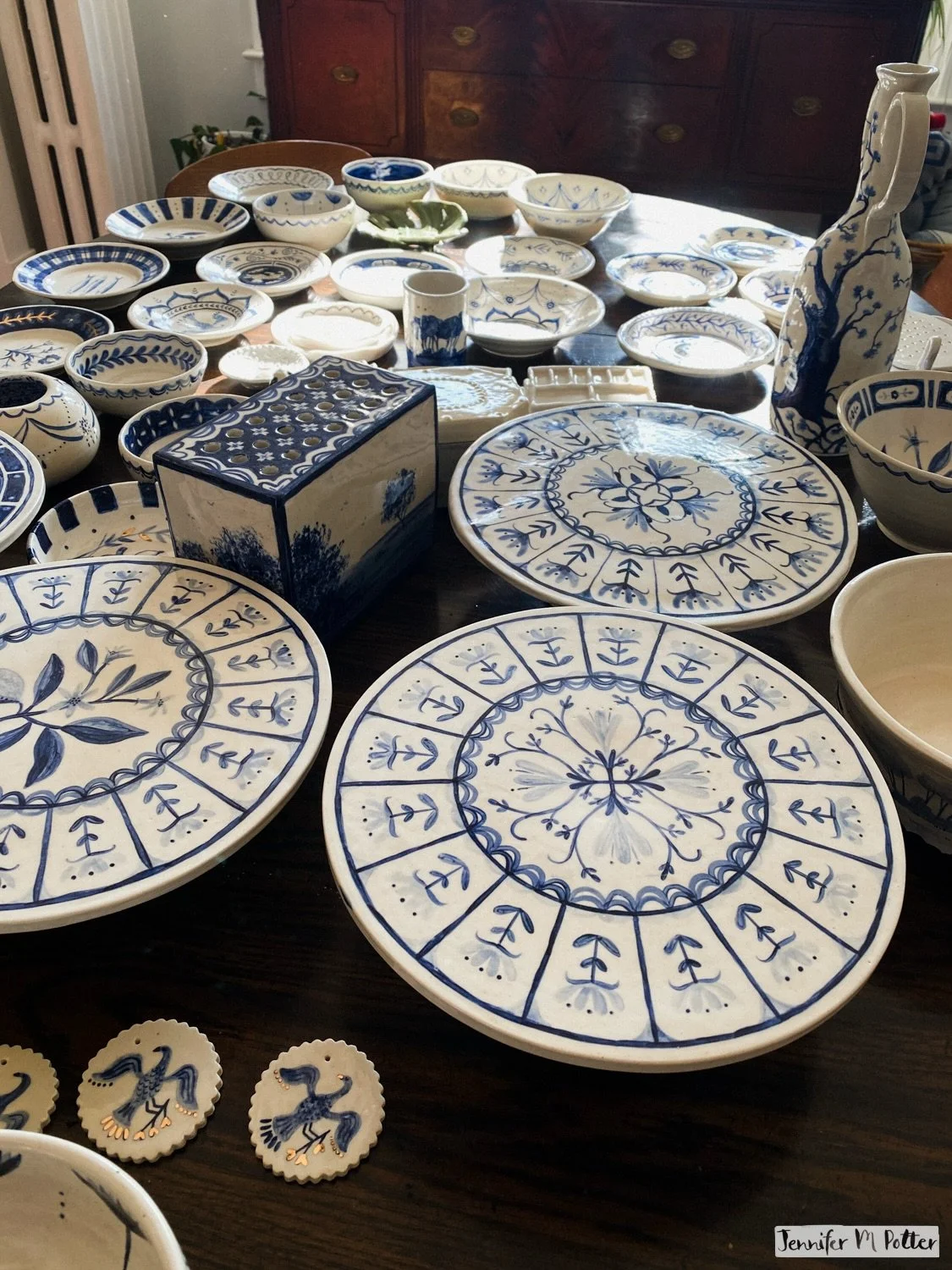 Getting ceramics ready for the Potters Guild market this Saturday. I&rsquo;ve been knee deep in pricing stickers this week&mdash;turns out translating illustration rates into what a handmade bowl should cost is its own kind of puzzle.

The calculatio