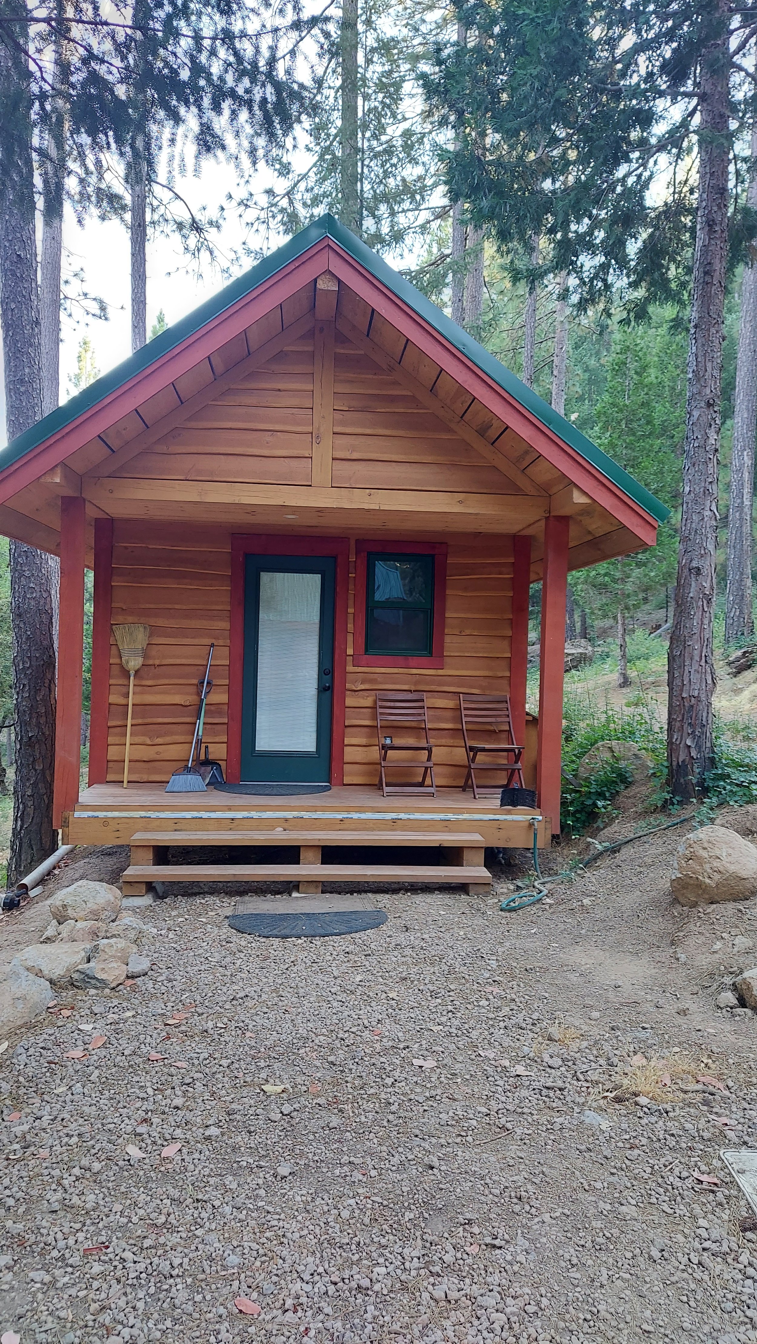 Private cabin exterior