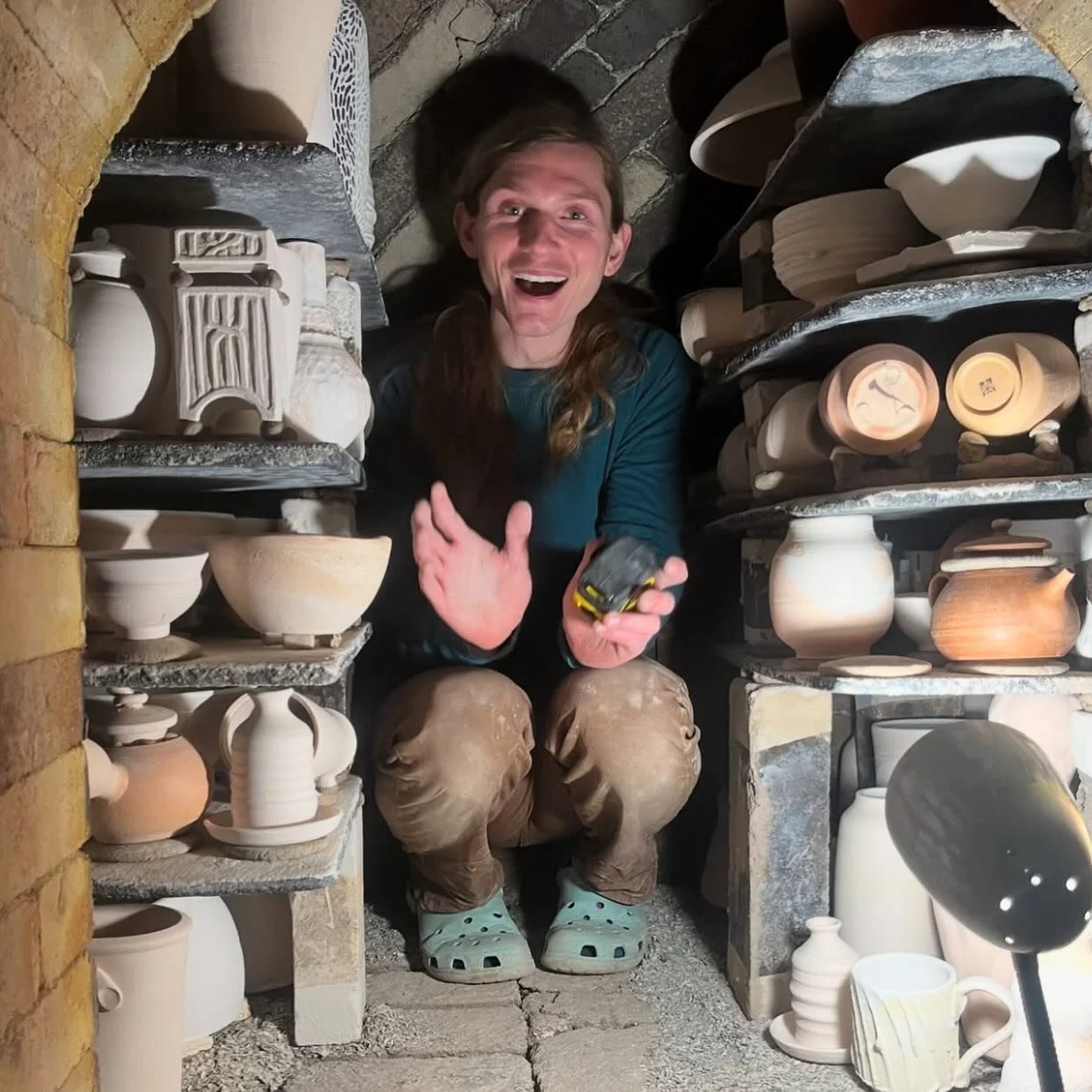 We are pleased to welcome Lucas Schick (@sacredflamesart) as a returning resident in our 2025-26 cohort! 
⠀⠀ 
Lucas found clay in high school and knew that it was the start of a lifelong relationship. After graduating, he took a workshop on wood firi