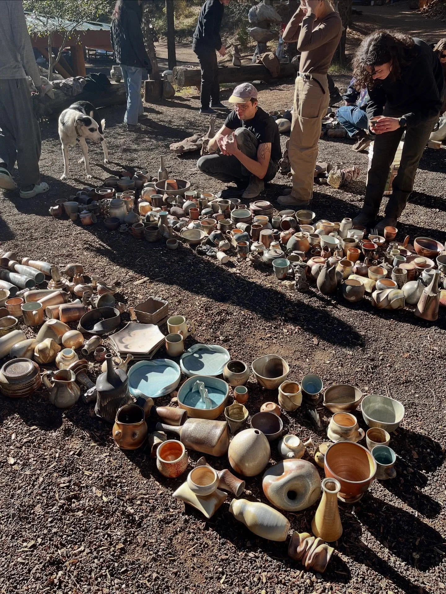 Yesterday, after 4 days of firing and 4.5 days of patient waiting for our pots to cool, we unloaded the train kiln to reveal the results of our Thanksgiving firing, led by CMAEP resident Lucas Schick (@sacredflamesart). The results were incredible&md