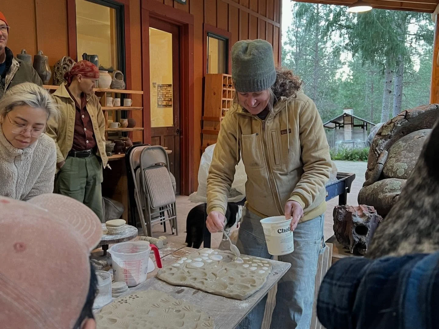 Just finished up an exciting weekend of loading! Thrilled to have guest artist Terra Wilson @teadubpottery leading the train along side Scott Parady @scottparady heading the anagama.

 The train kiln will fire four days while the anagram continues on