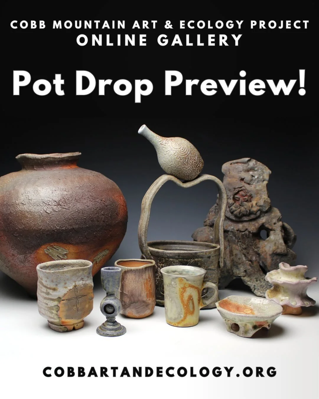 Folks here at CMAEP have been working diligently and have many new works to share! Pictures above show just some of the amazing pots that will be available on our online shop. The shop will update tomorrow, February 22nd at 12:00pm PST. Be sure to ch