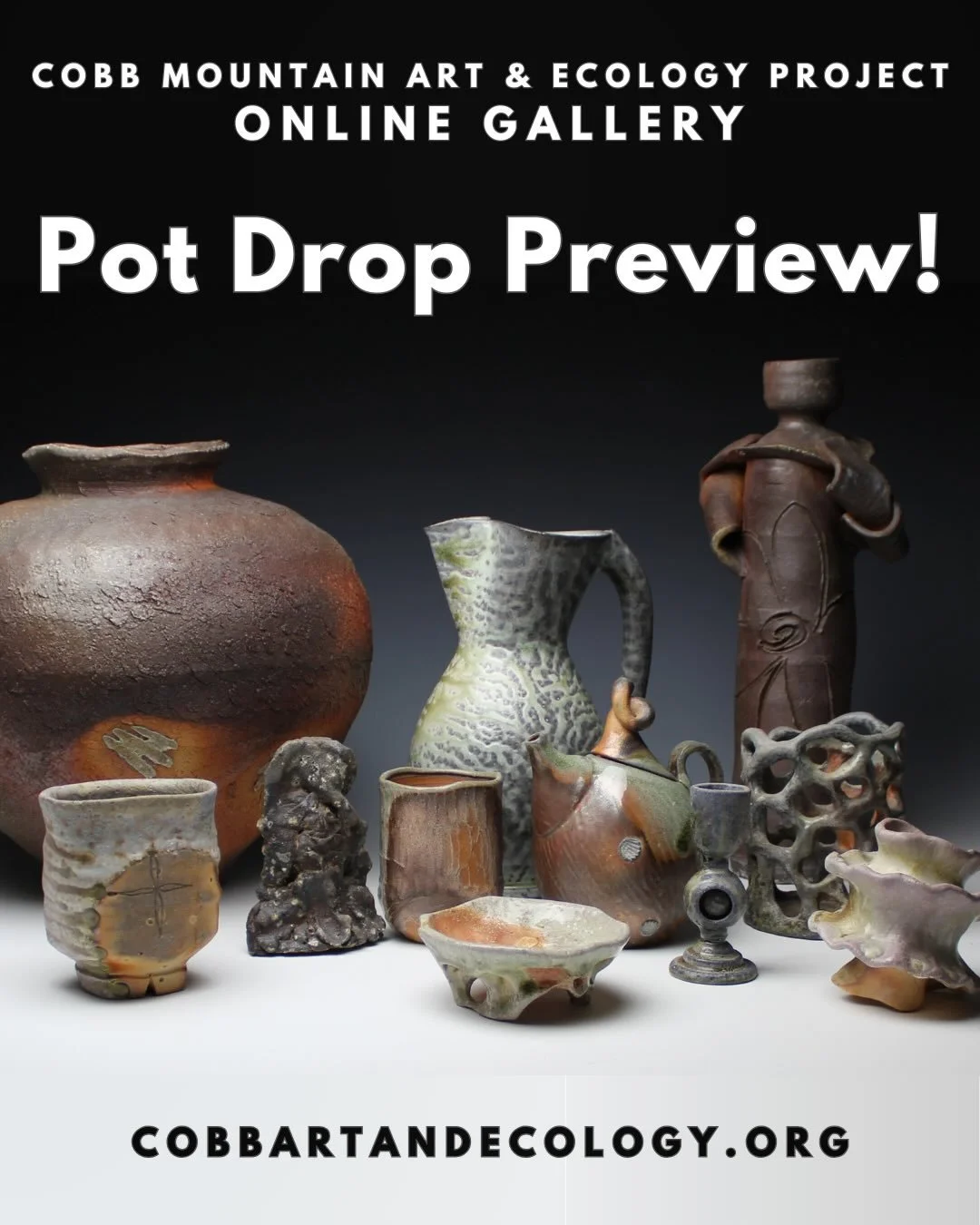 Folks here at CMAEP have been working diligently and have many new works to share! Pictures above show just some of the amazing pots that will be available on our online shop. The shop will update tomorrow, February 22nd at 12:00pm PST. Be sure to ch