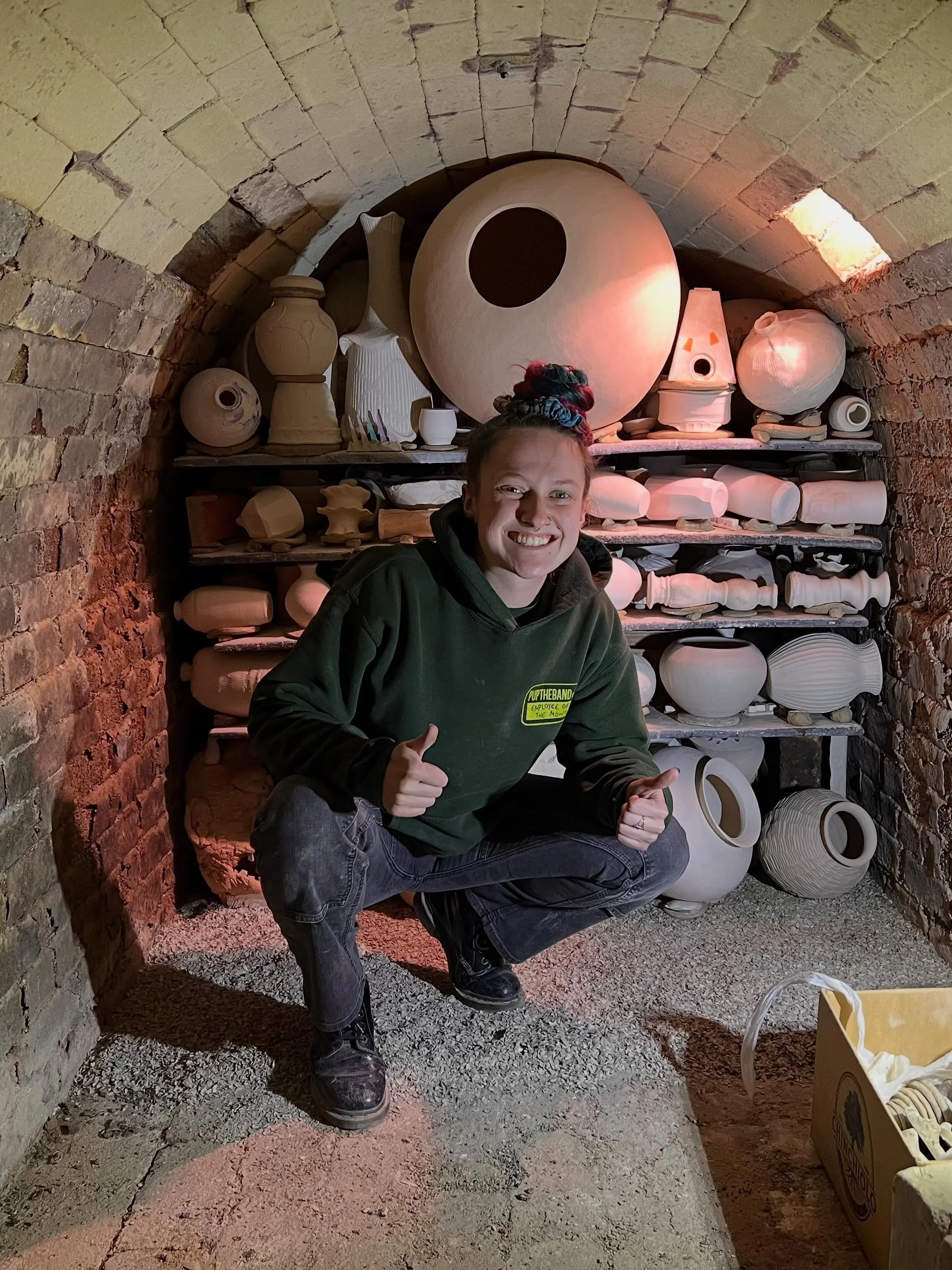Our next resident spotlight goes out to Karley Deets! @swampwitchceramics 

Karley&rsquo;s practice is centered around concepts of growth and change. Drawing inspiration from rocks, water, frogs, trees, and wind, Karley reflects on natural cycles tha
