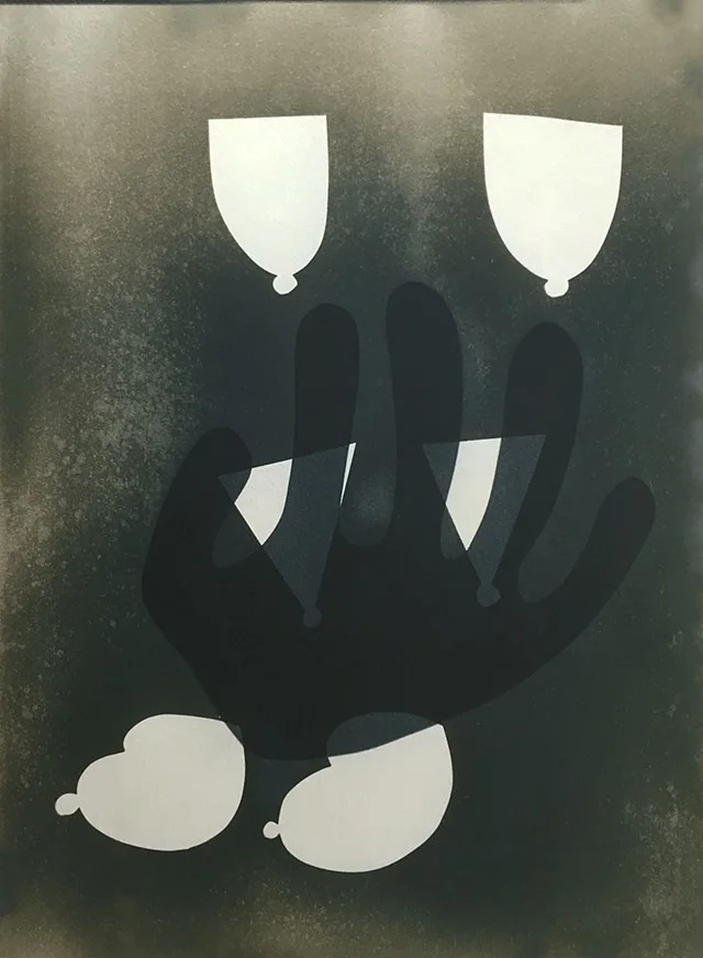 Tig Bitties. 2016. Toned Cyanotype. 11”x15”