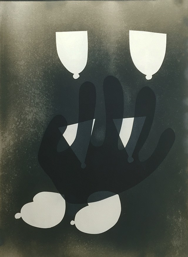 Tig Bitties. 2016. Toned Cyanotype. 11”x15”