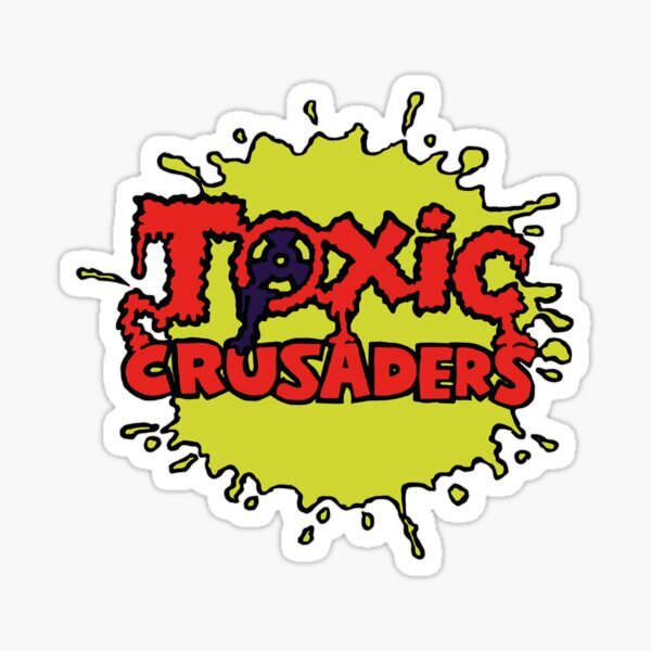 Включи токсис генцуха игры. Токсик стикер. Toxic Crusaders наклейки. Toxic Crusaders Sega. Toxic Crusaders logo.