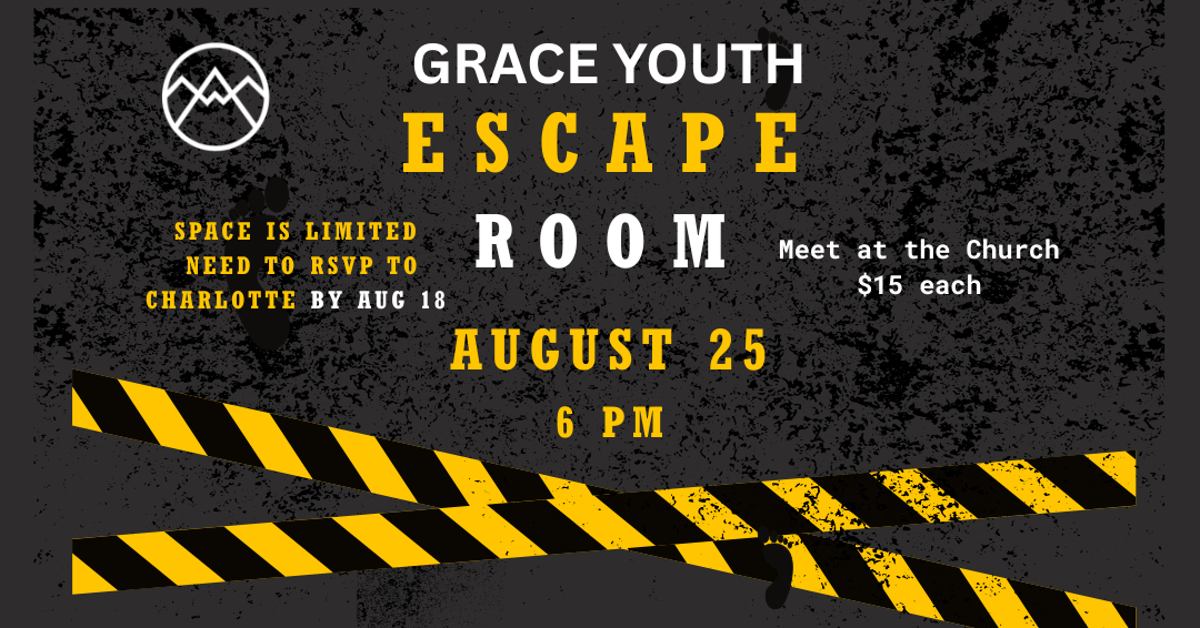 Grace Youth Escape Room Night!