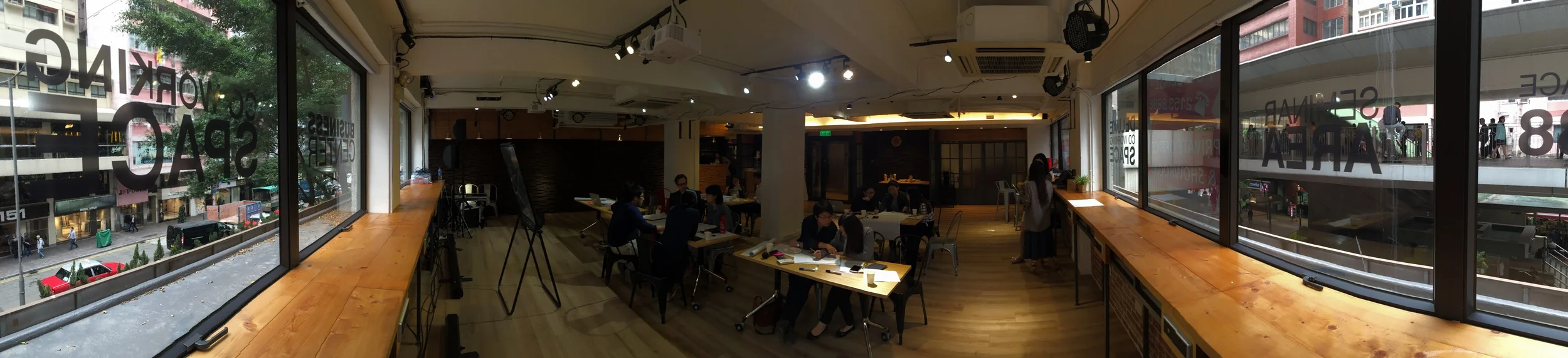 Our entrepreneurs working in The Hub.