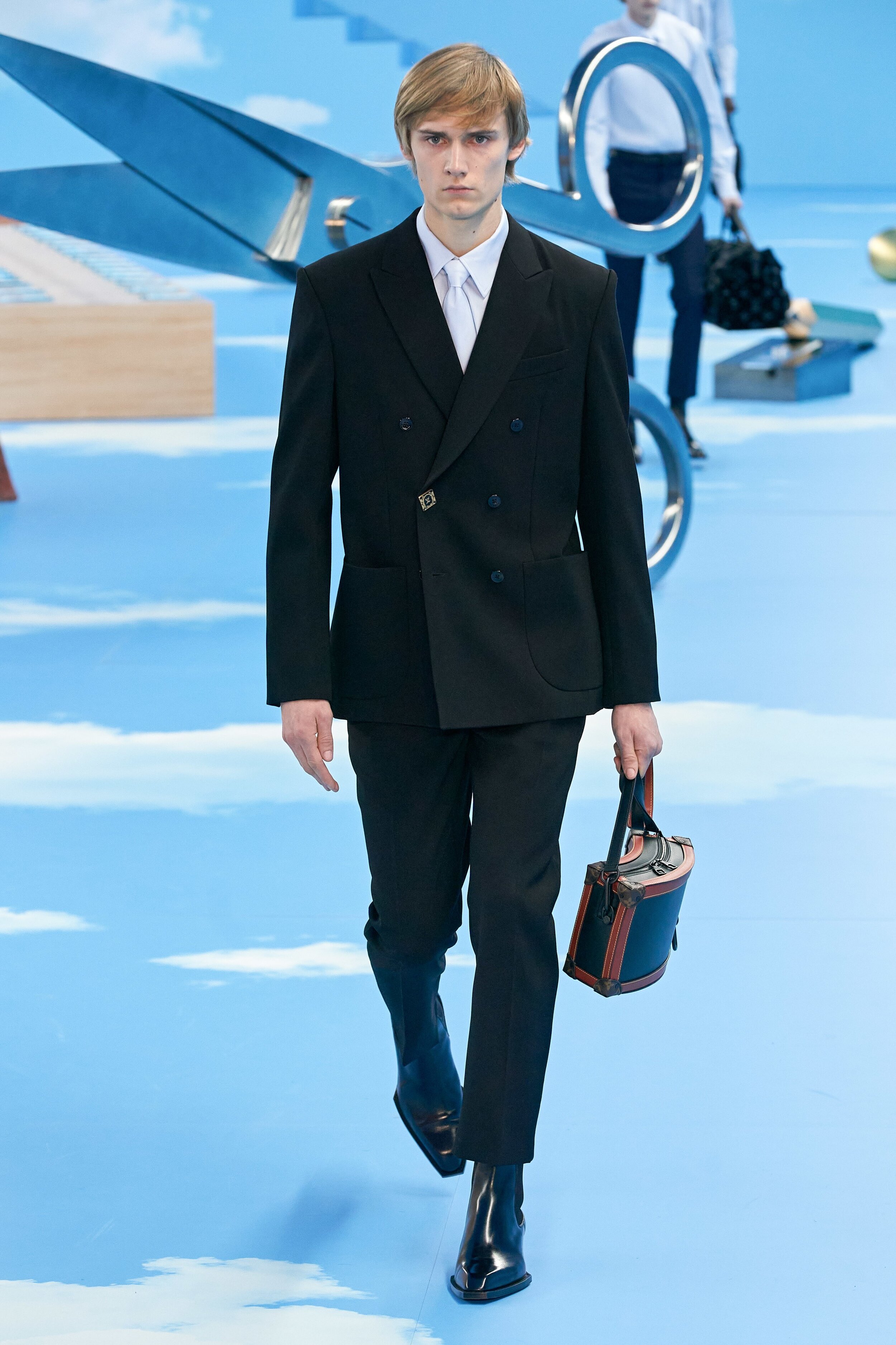 Street Style at Louis Vuitton's FW20 Show Brings All the Monograms Out