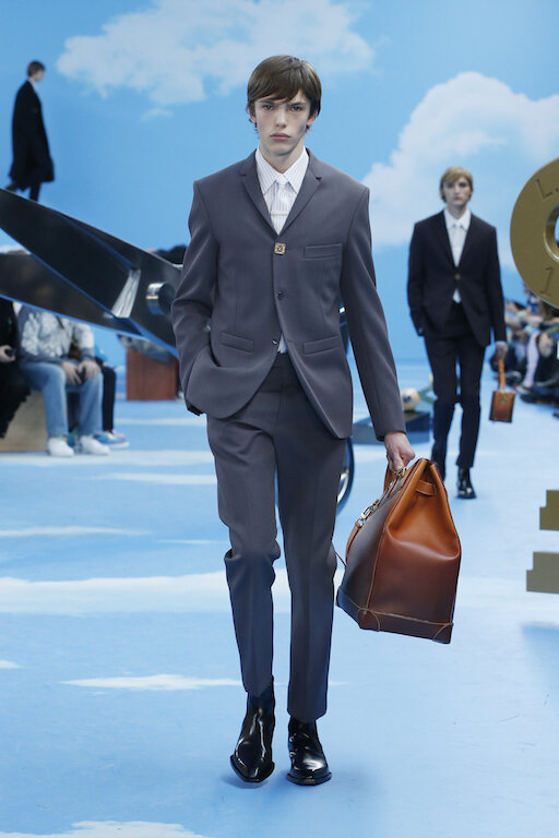 Look 2 from Louis Vuitton FW20 Men's Collection