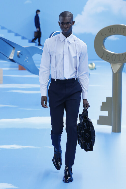 Look 8 from Louis Vuitton FW20 Men's Collection