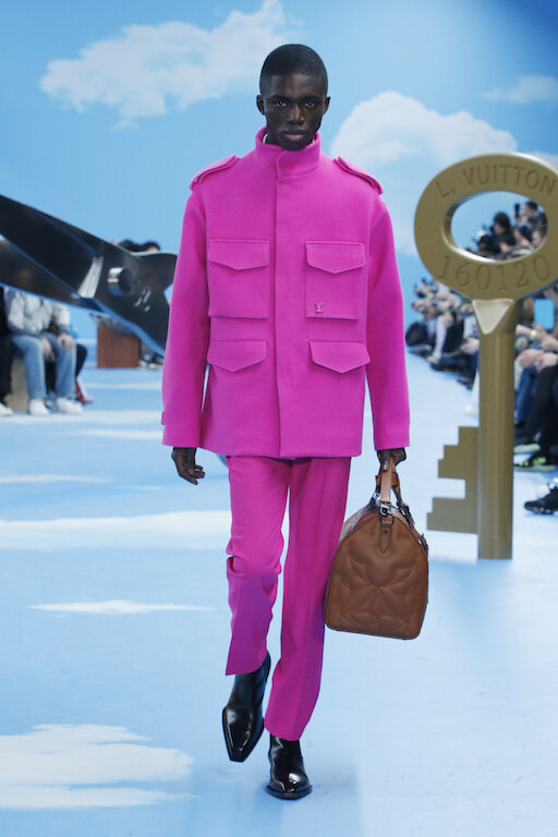 Look 25 from Louis Vuitton FW20 Men's Collection