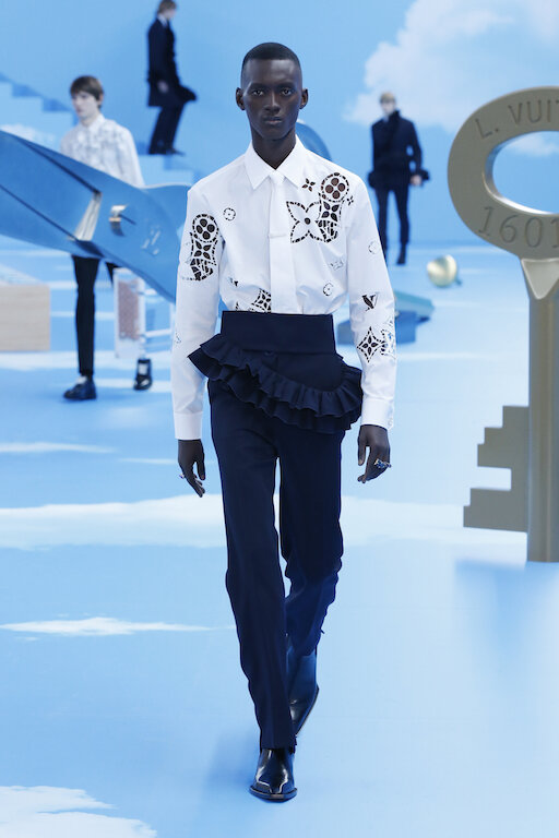 Look 45 from Louis Vuitton FW20 Men's Collection