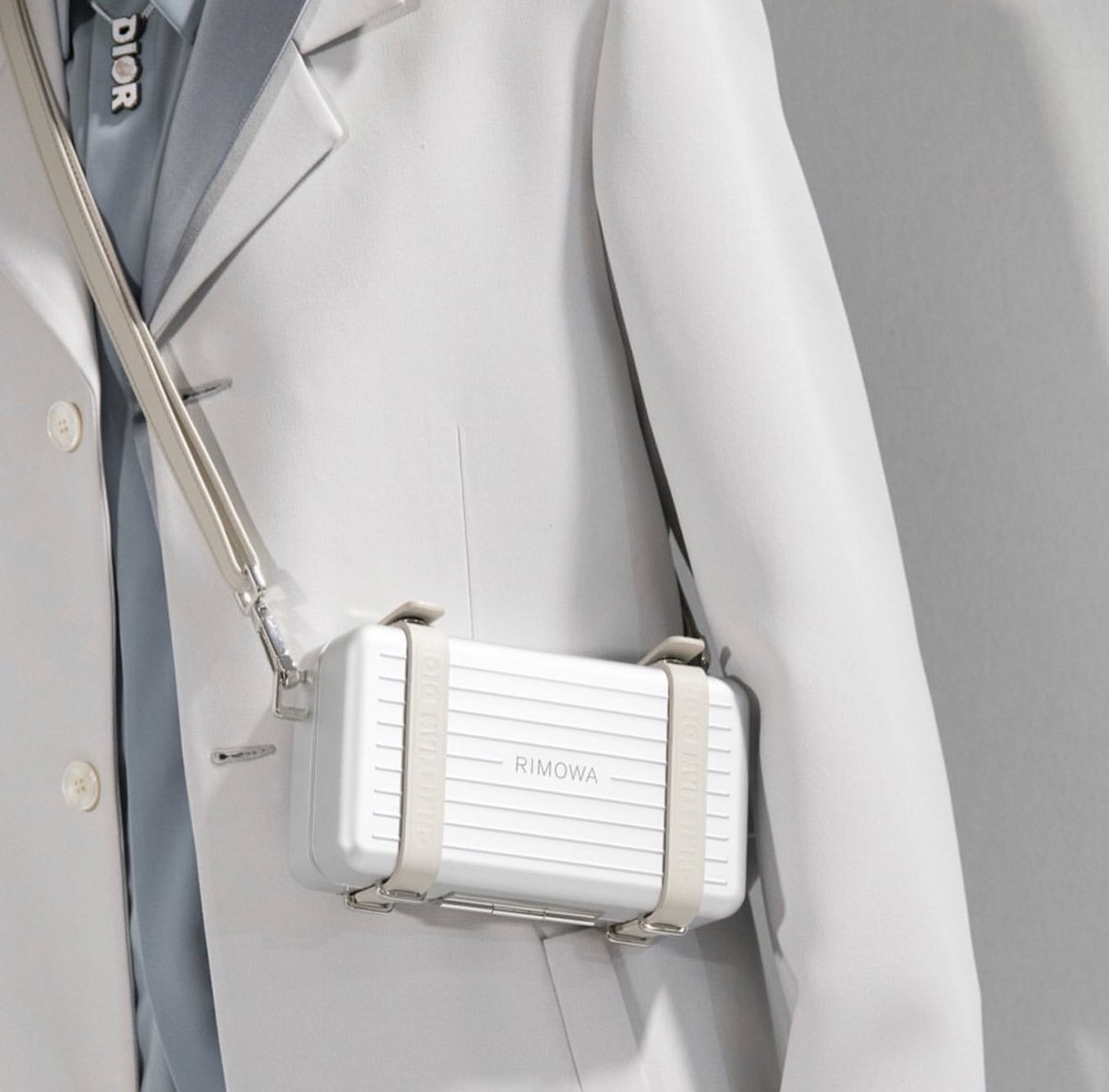 Dior x Rimowa White Personal Clutch