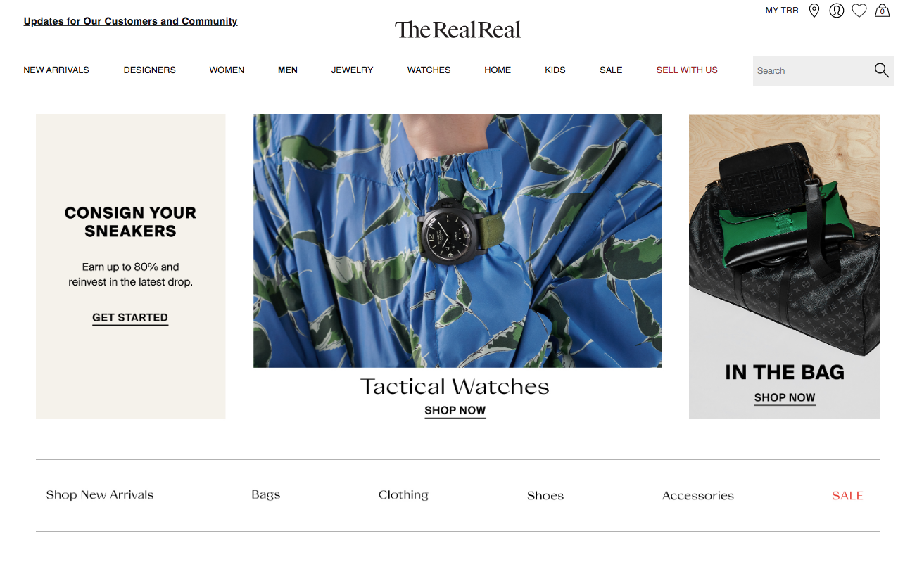 Louis Vuitton Men Luxury Fashion, The RealReal
