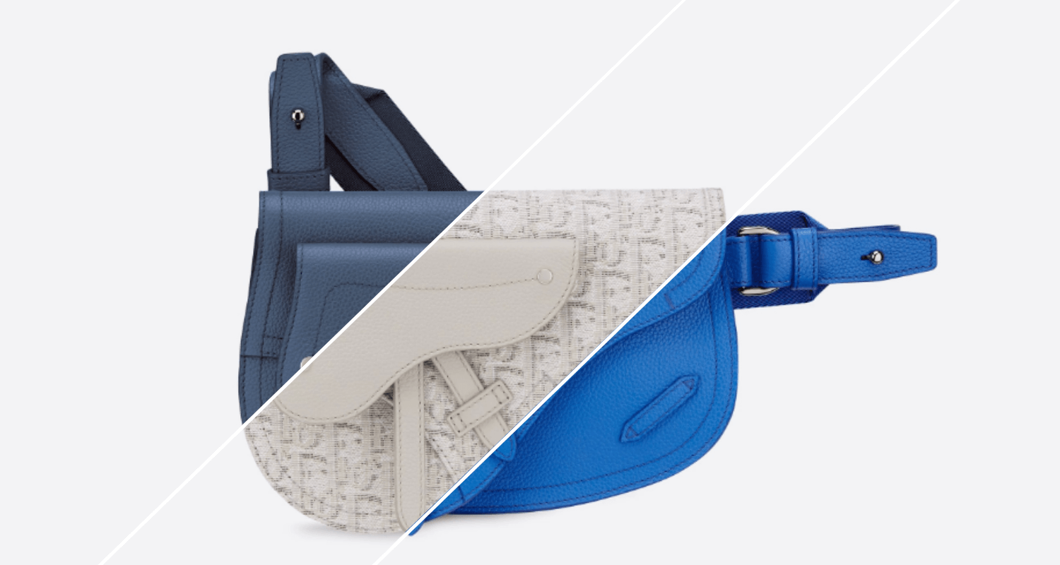 Dior Homme 2021 Oblique Saddle Messenger Bag - Blue Messenger Bags, Bags -  CHR354148