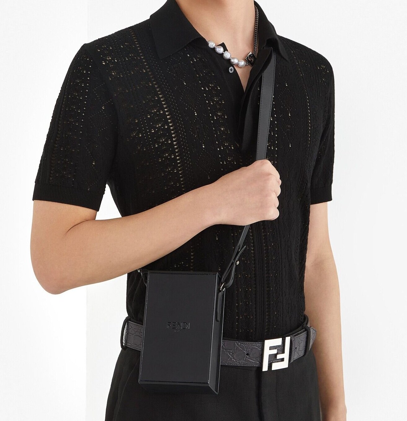 Fendi Leather Vertical Box - $1,390