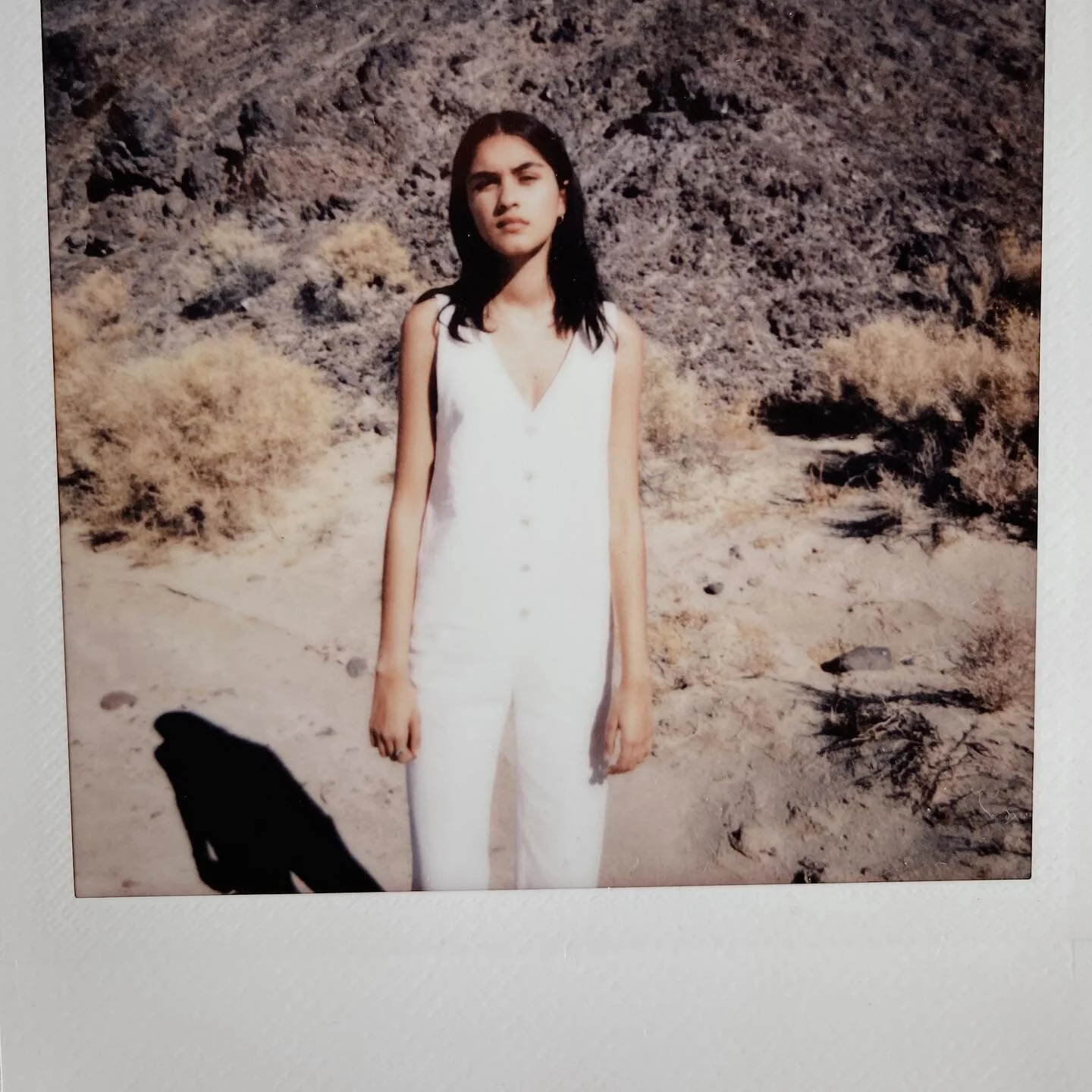 Resting squinty desert sun face.