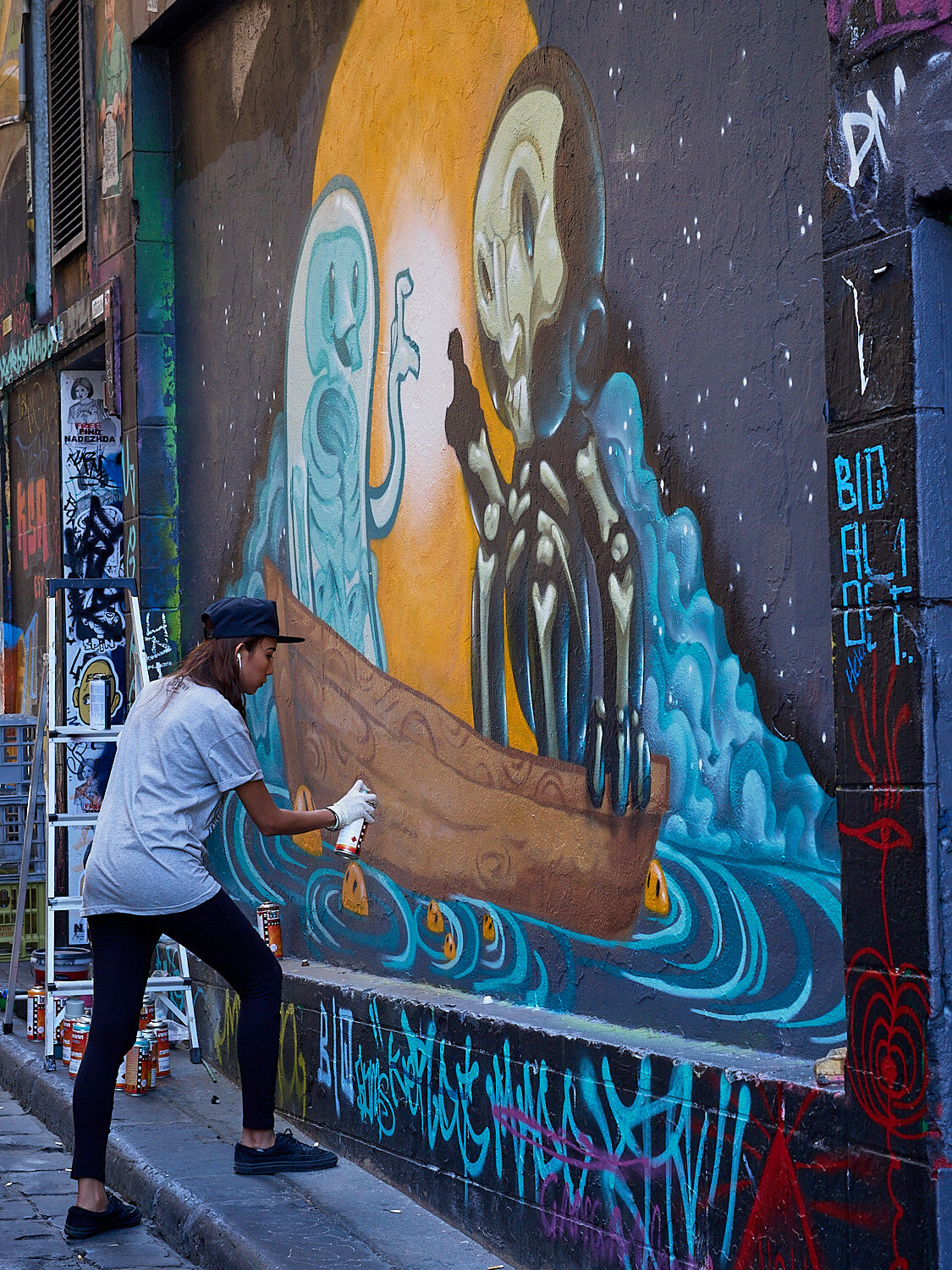 Artist at Work - Hosier Lane