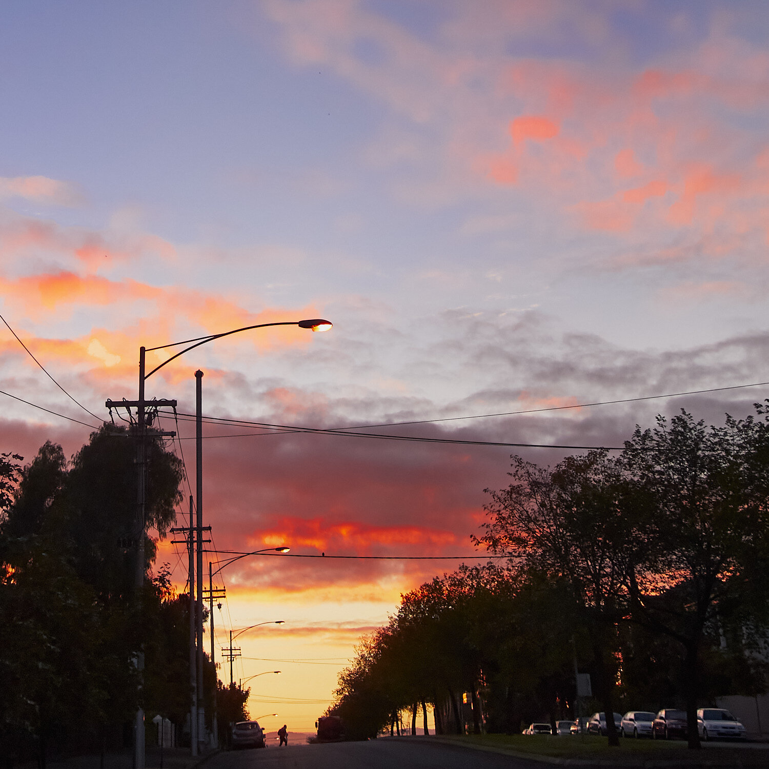 Dawn over East Melbourne