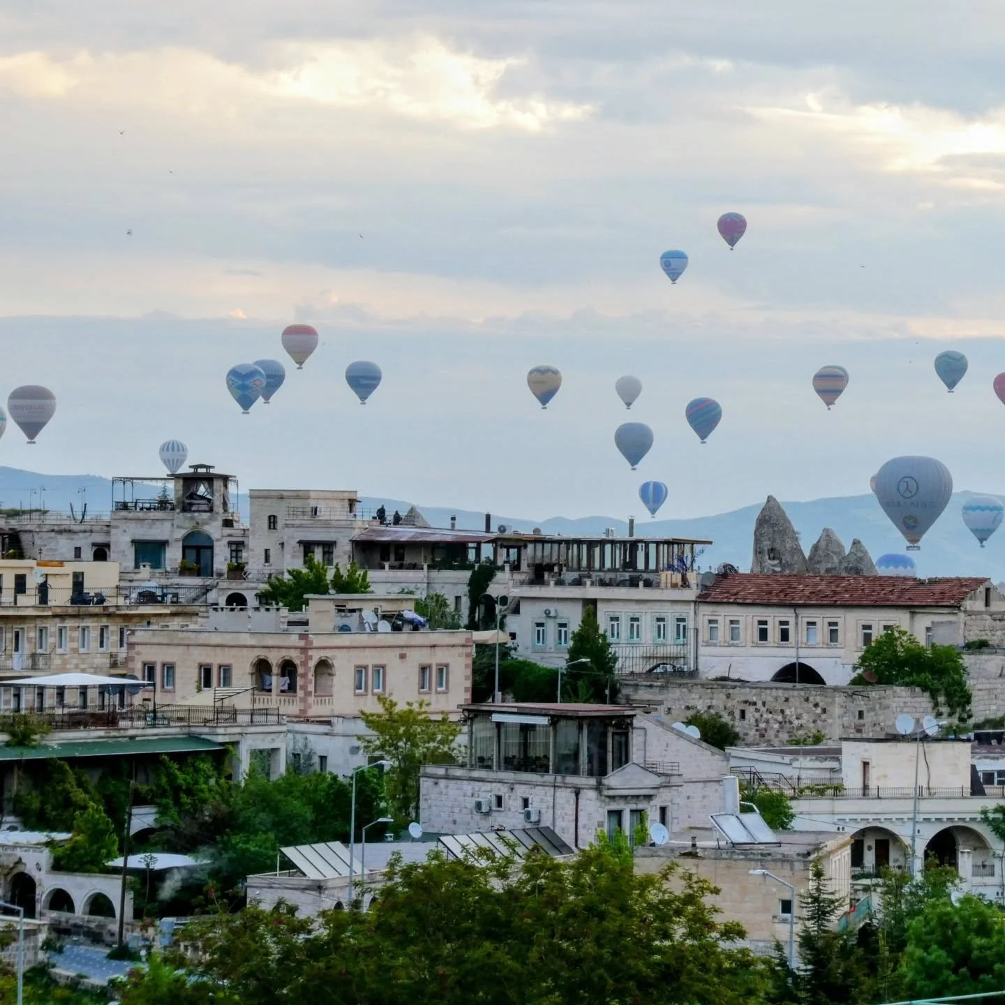 Cappadocia; a land full of ancient history, underground cities...and hot air balloons 🎈⛰️🏞️