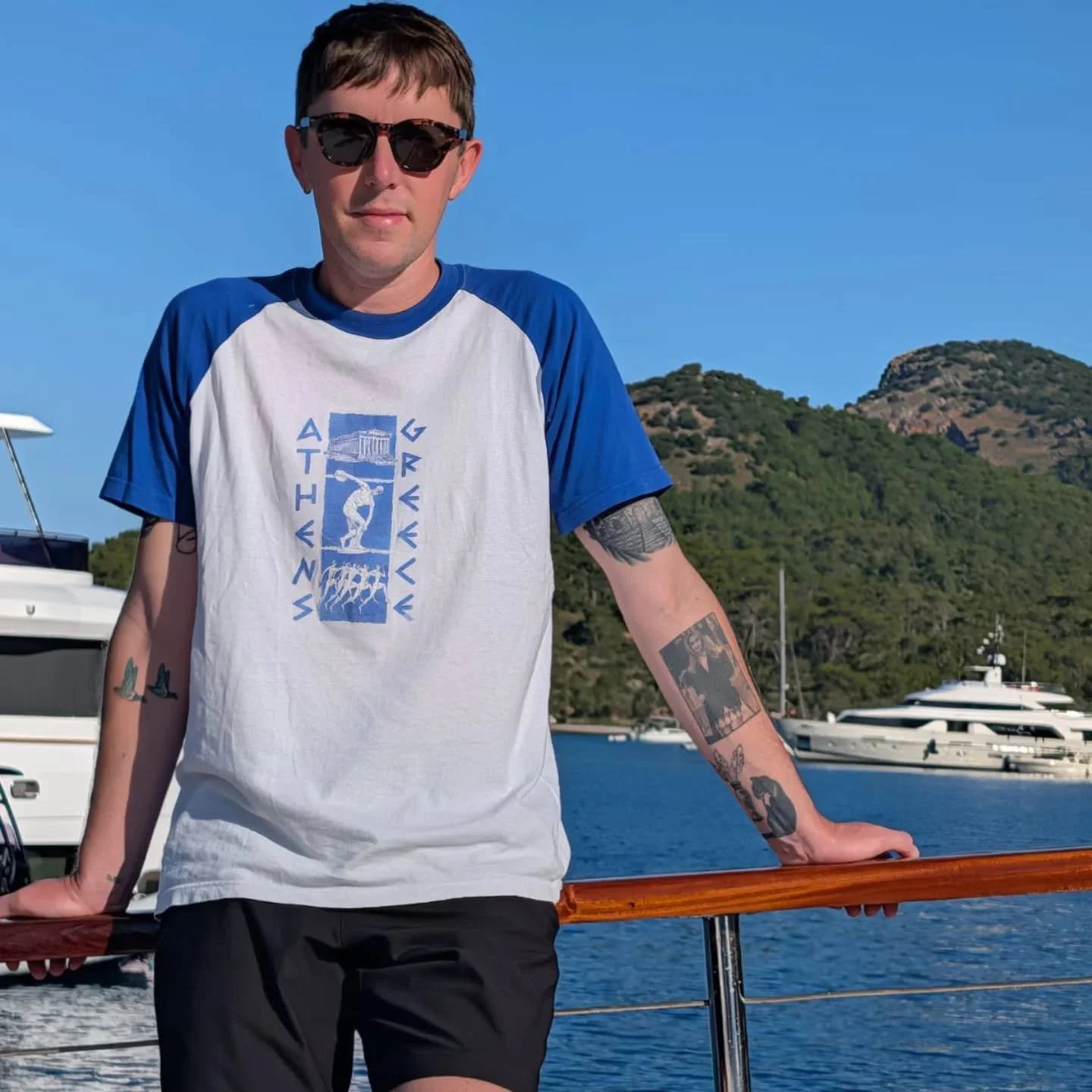 Yacht life 🇹🇷🌞(Probably should have found a top that isn't spruiking Greece!) 

#blackrocktraveller