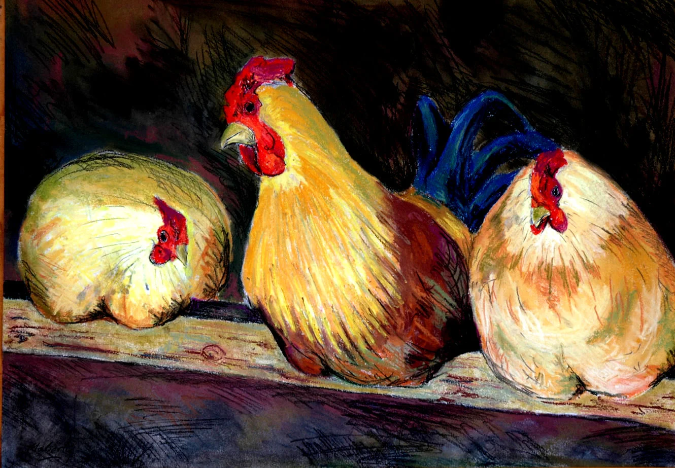 Roosting bantams