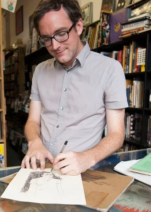 Noah Van Sciver (1984-?) has been putting out comics for a decade. His work has appeared in Mome, Mineshaft, Mad, and just about everywhere else. His work has been published by Fantagraphics, 2D Cloud, Hic and Hoc, Grimalkin and Retrofit. Kilgore Books, however, has the distinction of being the first publisher, and continues to put out his much lauded, award-nominated 'Blammo' series.
