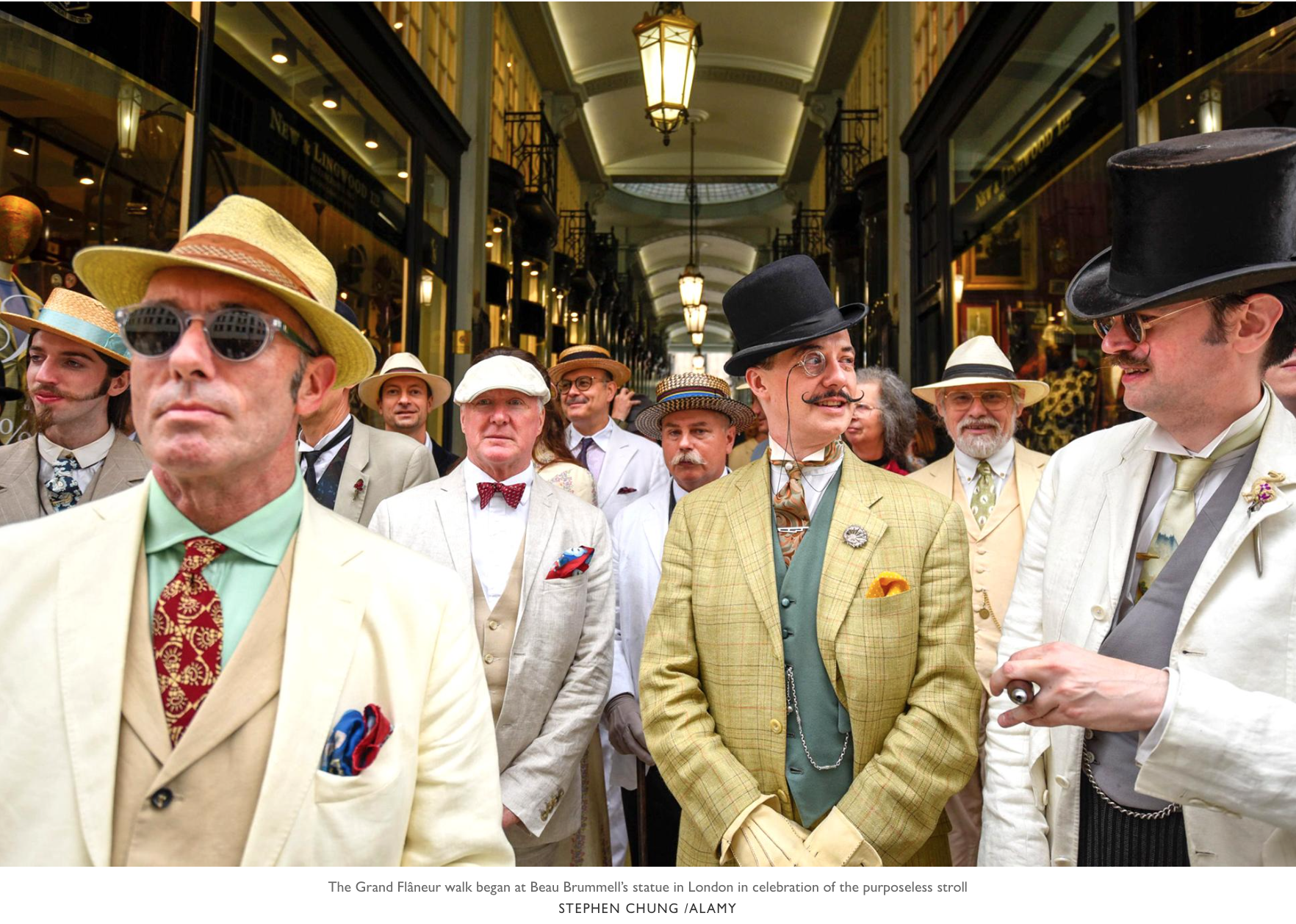 The Times featured this dapper picture in their ‘News in Pictures’ round-up