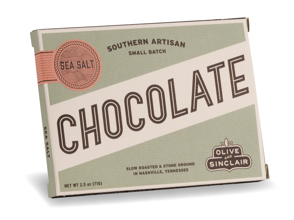 Sea Salt Chocolate Bar — Olive & Sinclair Chocolate Co. | Southern