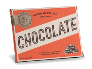 75% Cacao Chocolate Bar — Olive & Sinclair Chocolate Co