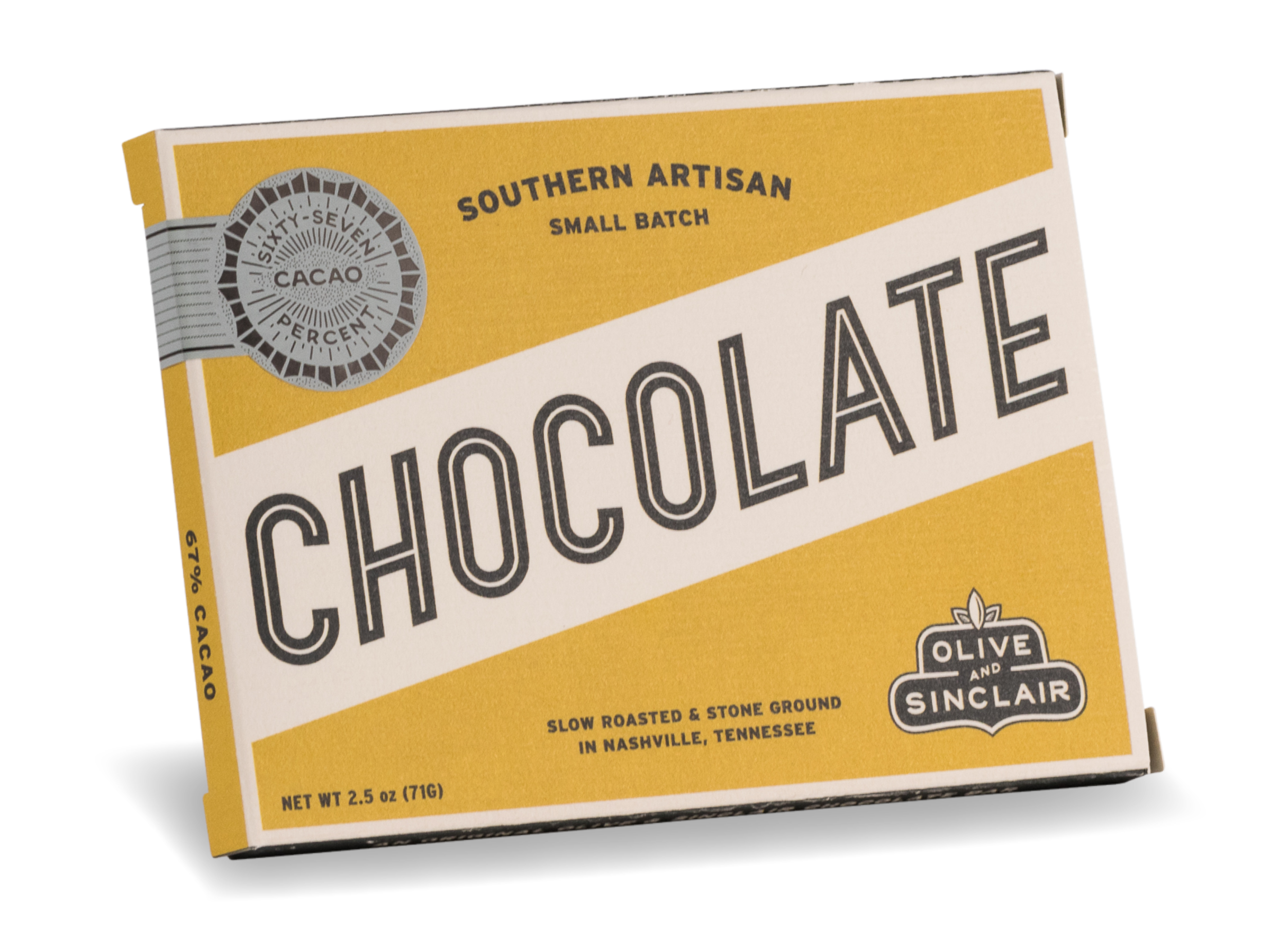 67% Cacao Chocolate Bar — Olive & Sinclair Chocolate Co