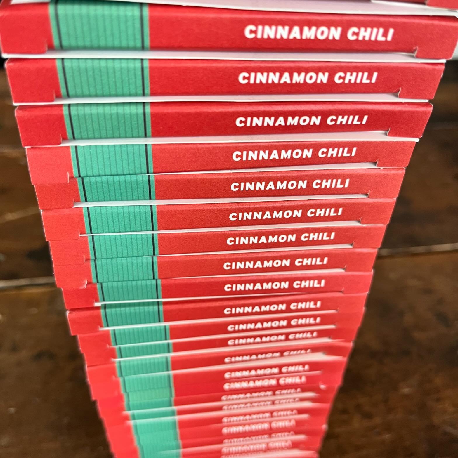 You and two friends have one hour to finish this stack of Cinnamon Chili goodness. Who you callin&rsquo; for help? Tag &lsquo;em!&bull;
&bull;
#oliveandsinclair #chocolatemaker #cinnamonchili #mexicanchocolate #silly #teammates #whoyoucalling #shoplo