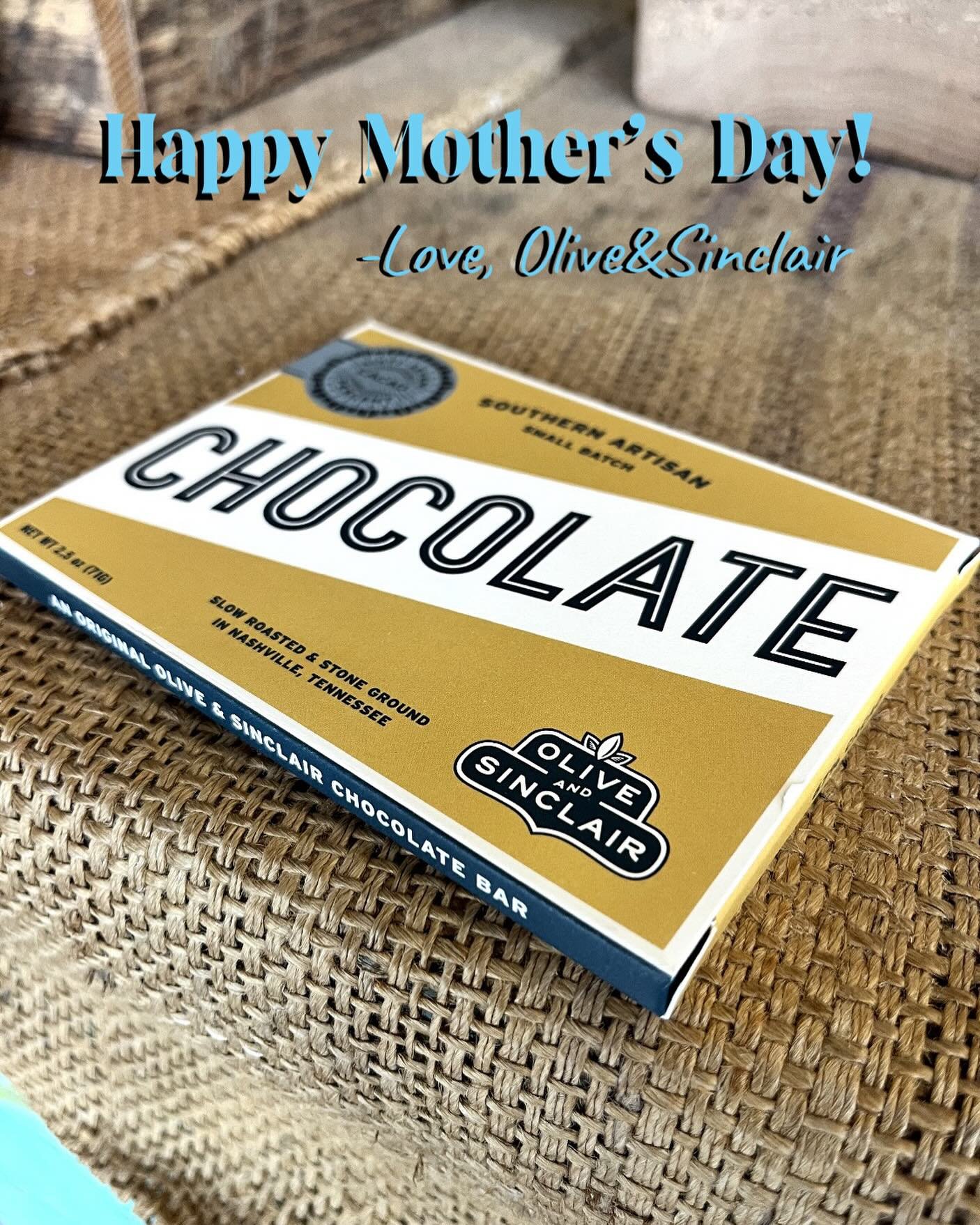 Happy Mother&rsquo;s Day to all of those amazing mom&rsquo;s out there! We hope you feel loved, celebrated, and spoiled 🫶🏼&bull;
&bull;
#oliveandsinclair #chocolate #chocolatemaker #mothersday #happymothersday #thankyoumoms