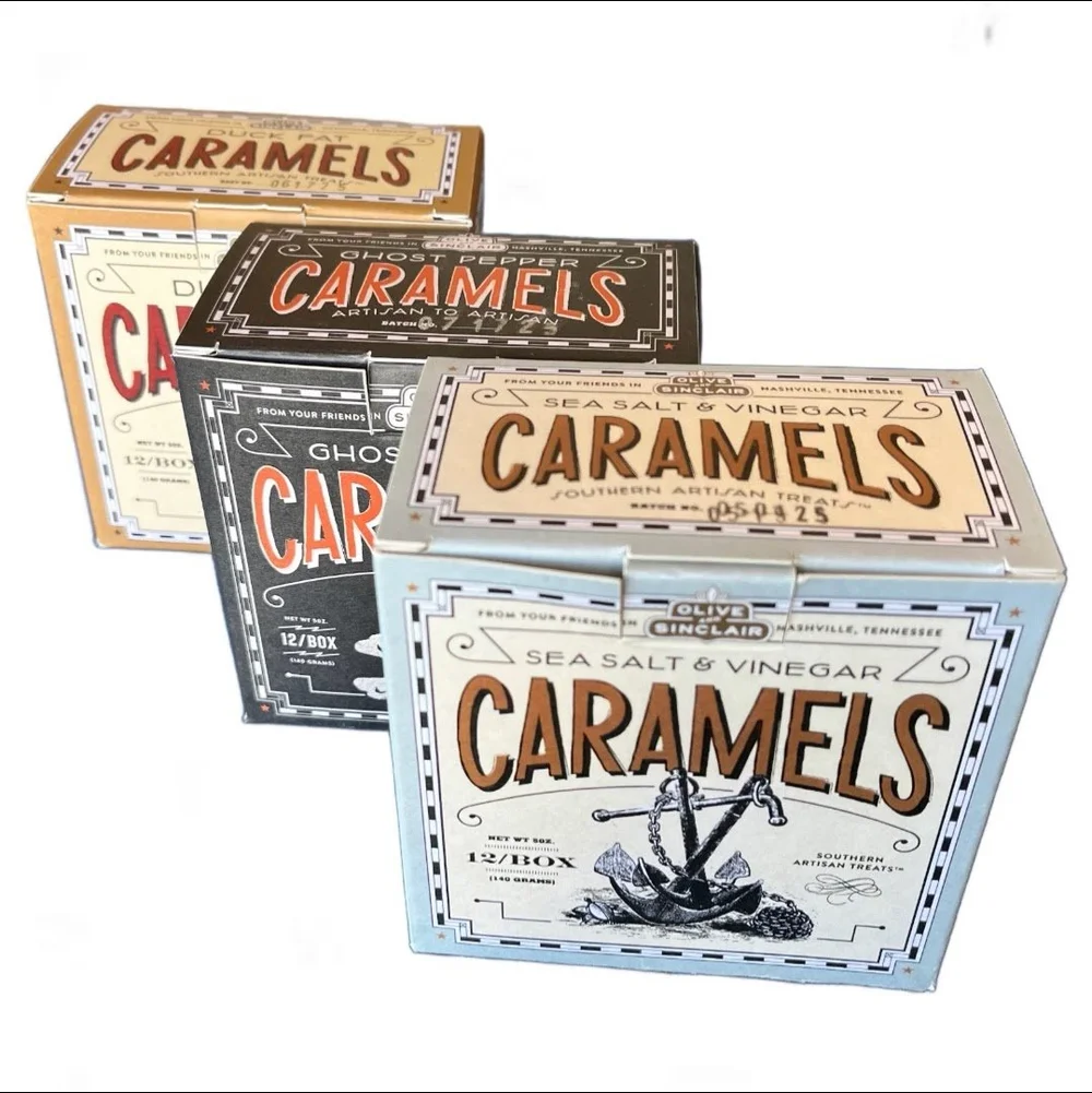 Caramel Trio Set — Olive & Sinclair Chocolate Co. | Southern