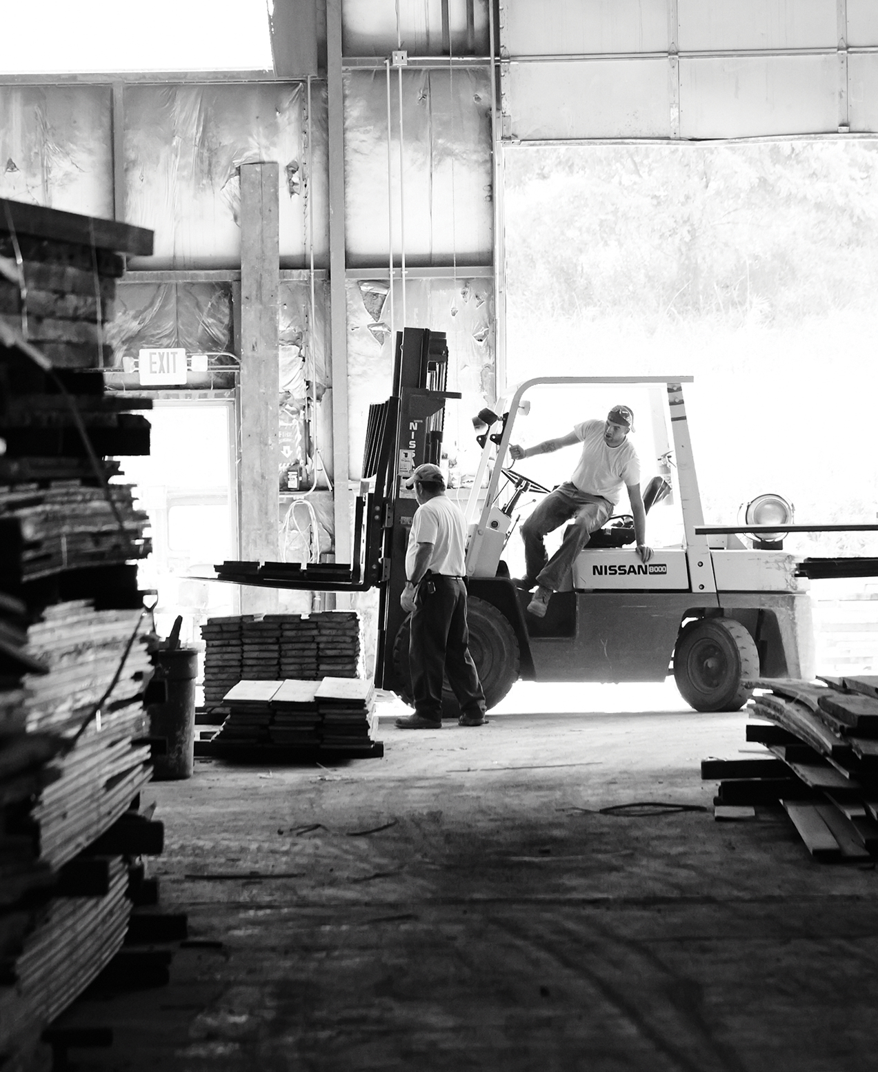 Inside The Hudson Company's Pine Plains, NY Mill.