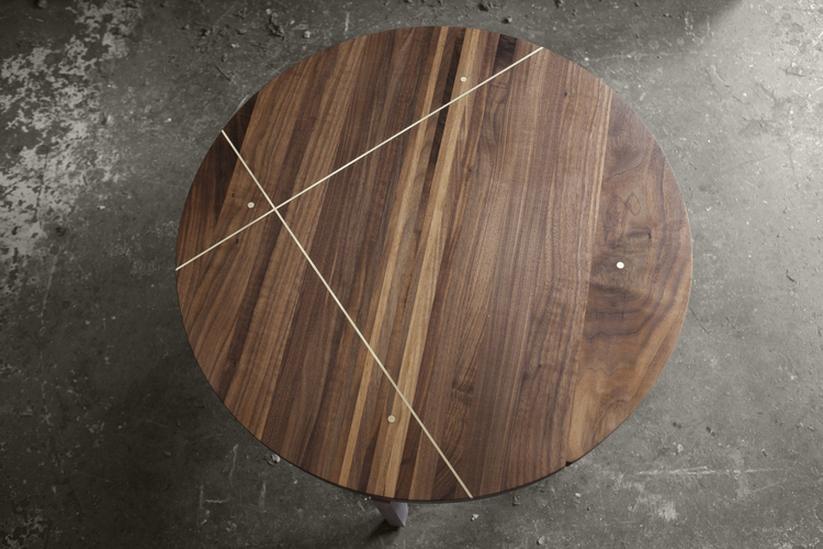 'Dante Table' in walnut